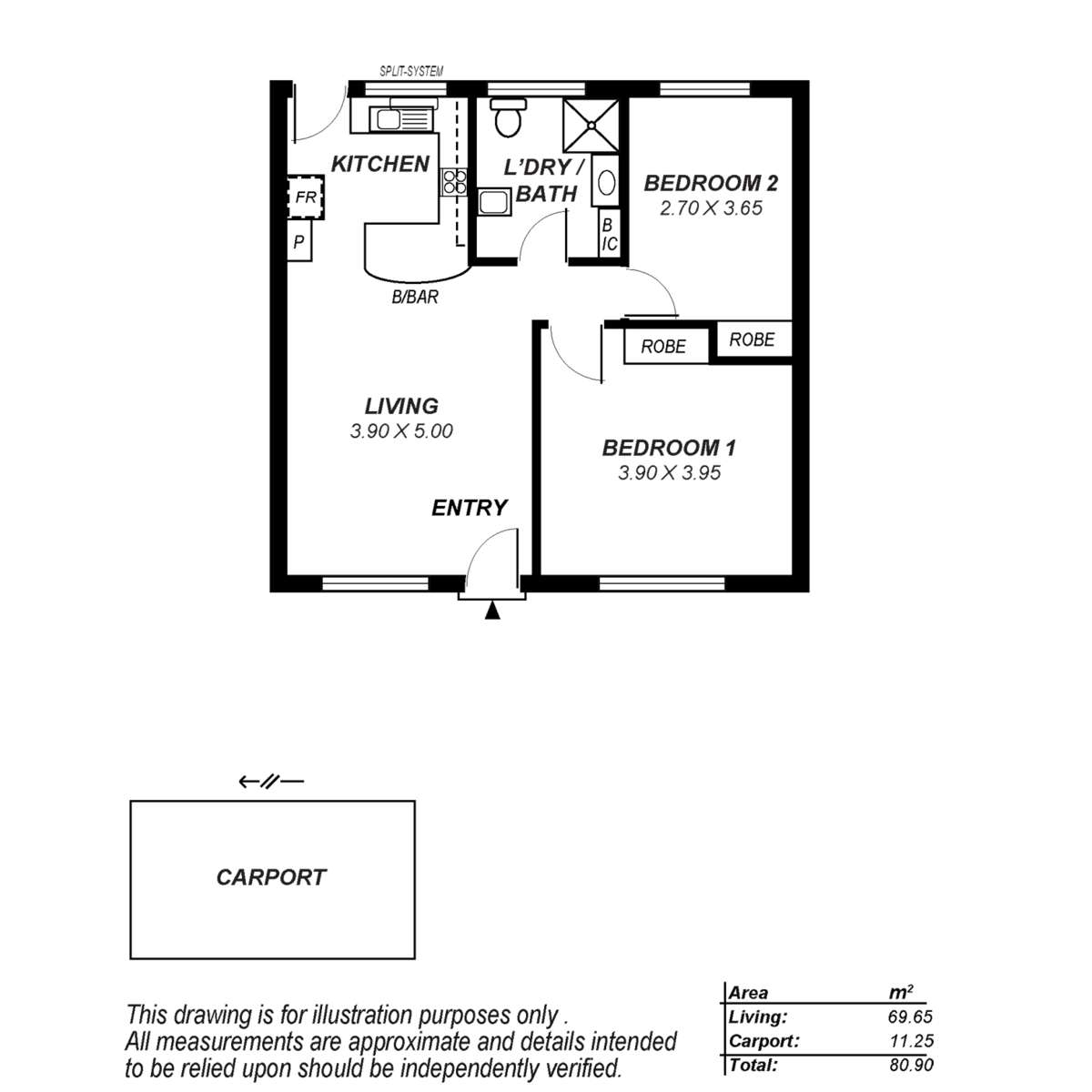 Floorplan of Homely unit listing, 9/5 Barry Road, Oaklands Park SA 5046