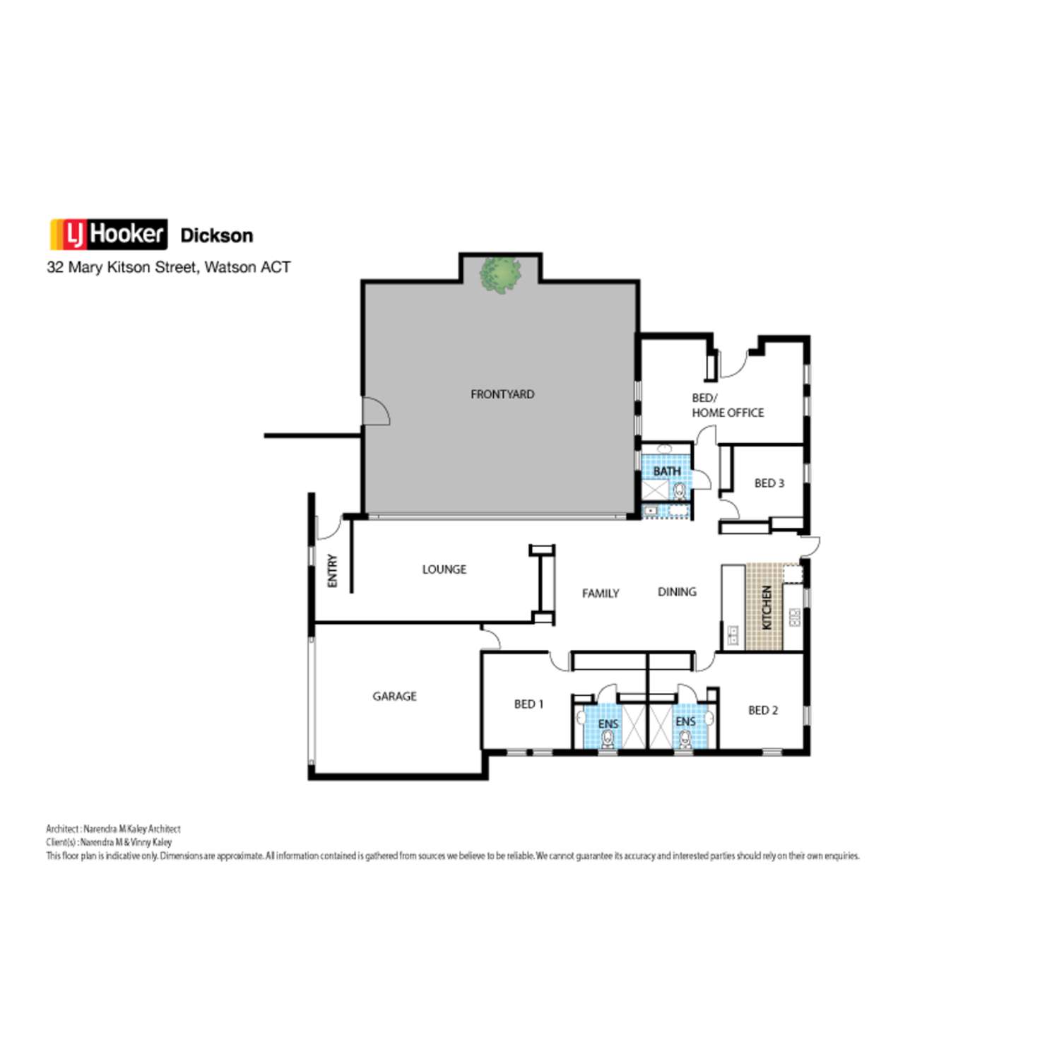 Floorplan of Homely house listing, 32 Mary Kitson Street, Watson ACT 2602