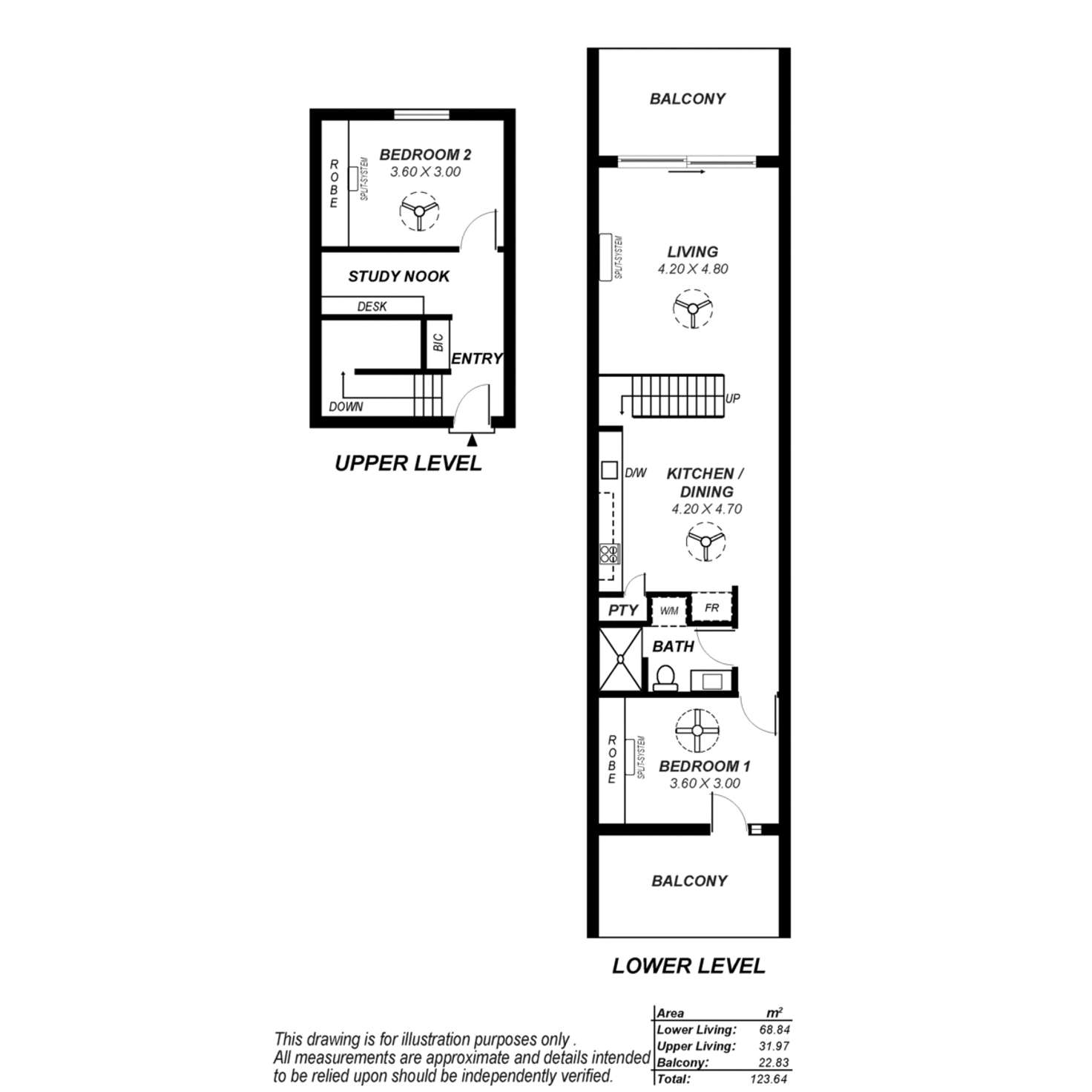 Floorplan of Homely unit listing, 206/59 Gibson Street, Bowden SA 5007