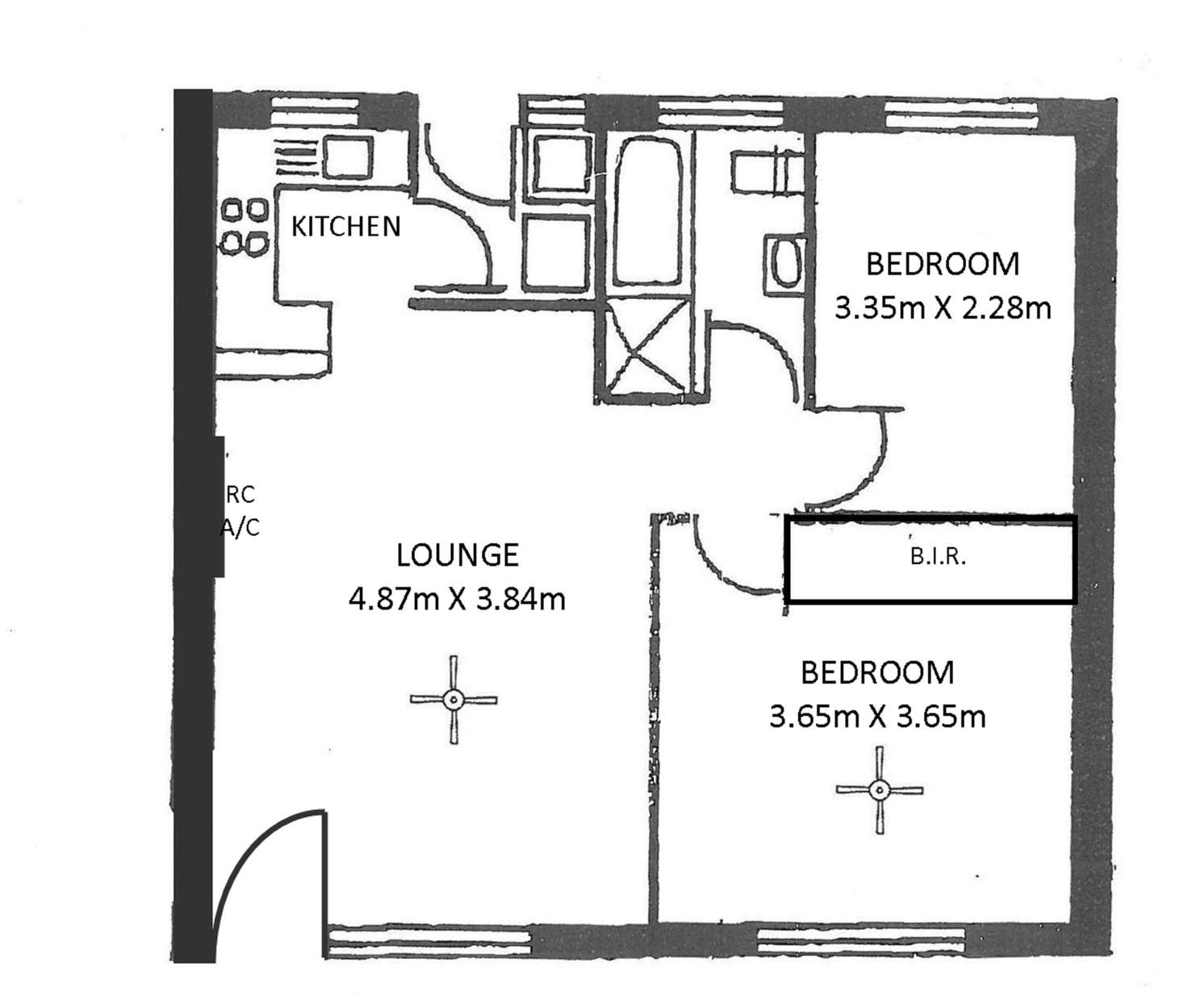 Floorplan of Homely unit listing, 5/218 Port Road, Alberton SA 5014