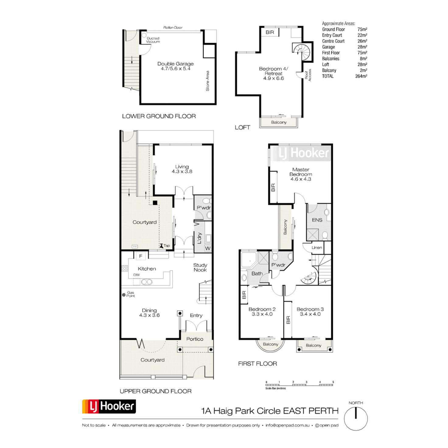 Floorplan of Homely house listing, 1A Haig Park Circle, East Perth WA 6004