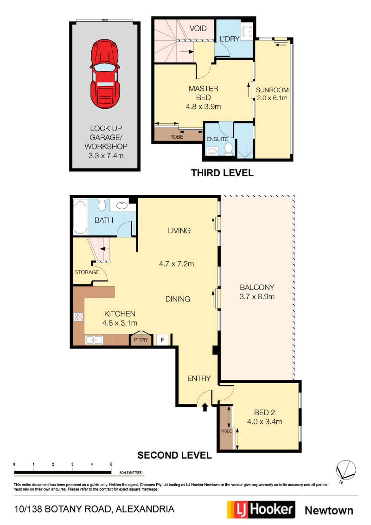 Floorplan of Homely apartment listing, 10/138-142 Botany Road, Alexandria NSW 2015