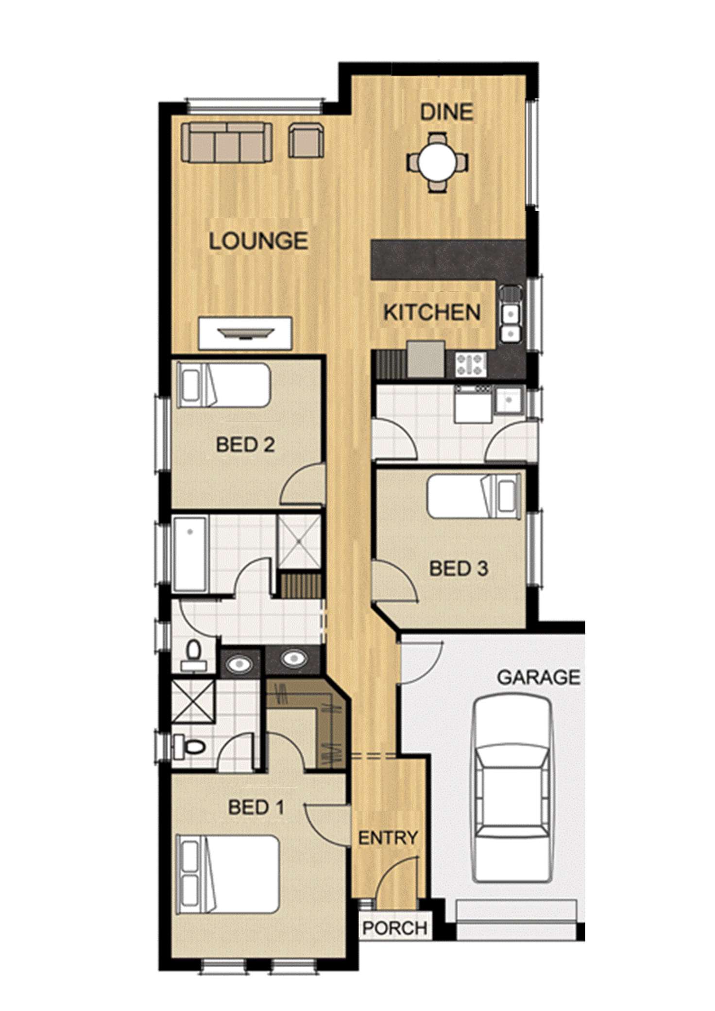 Floorplan of Homely house listing, 95 Park Avenue, Athol Park SA 5012