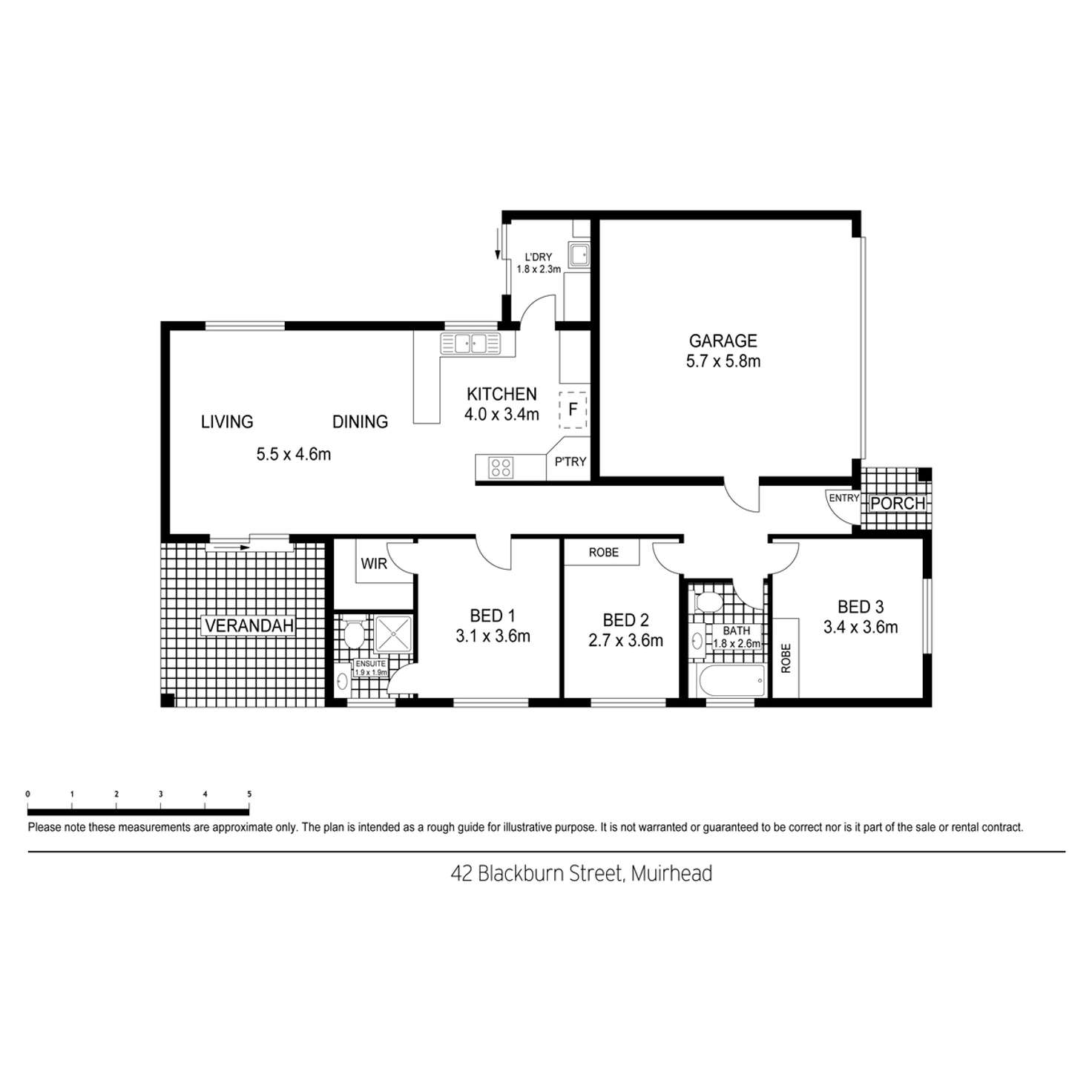 Floorplan of Homely house listing, 42 Blackburn Street, Muirhead NT 810