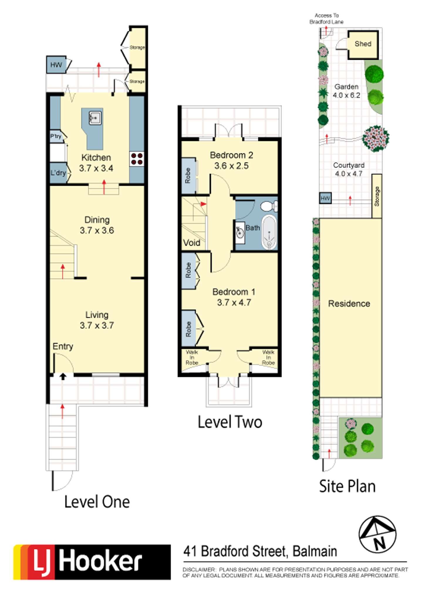 Floorplan of Homely house listing, 41 Bradford Street, Balmain NSW 2041