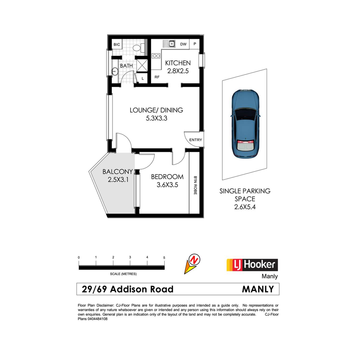 Floorplan of Homely unit listing, 29/69 Addison Road, Manly NSW 2095