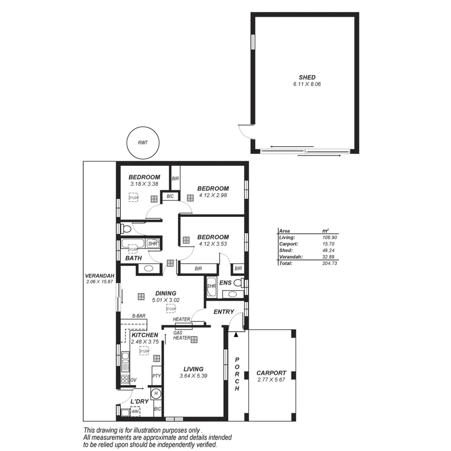 Floorplan of Homely house listing, 3 Nairne Road, Balhannah SA 5242