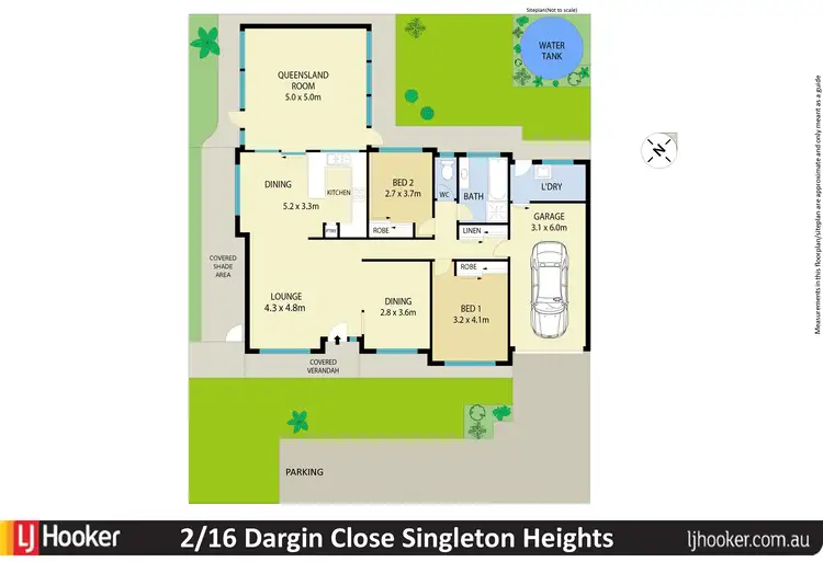 Floorplan of Homely house listing, 2/16 Dargin Close, Singleton NSW 2330