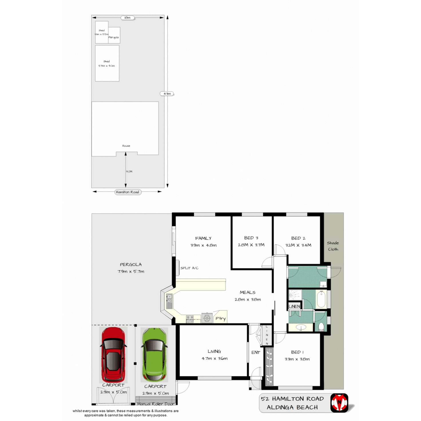 Floorplan of Homely house listing, 52 Hamilton Road, Aldinga Beach SA 5173