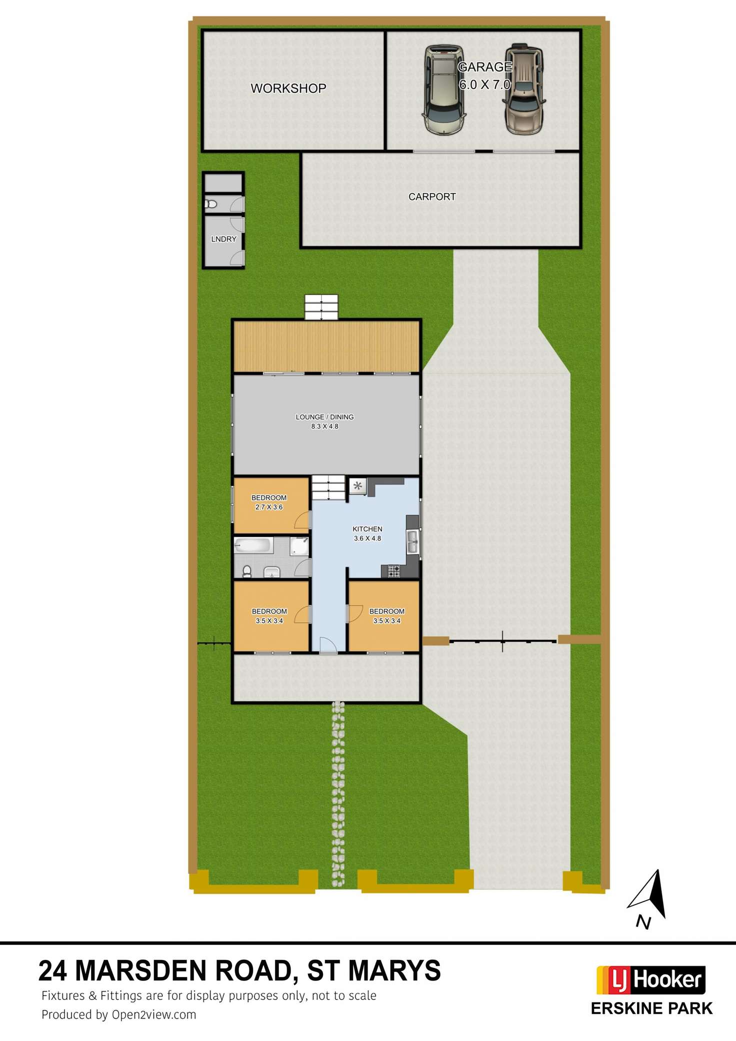 Floorplan of Homely house listing, 24 Marsden Road, St Marys NSW 2760