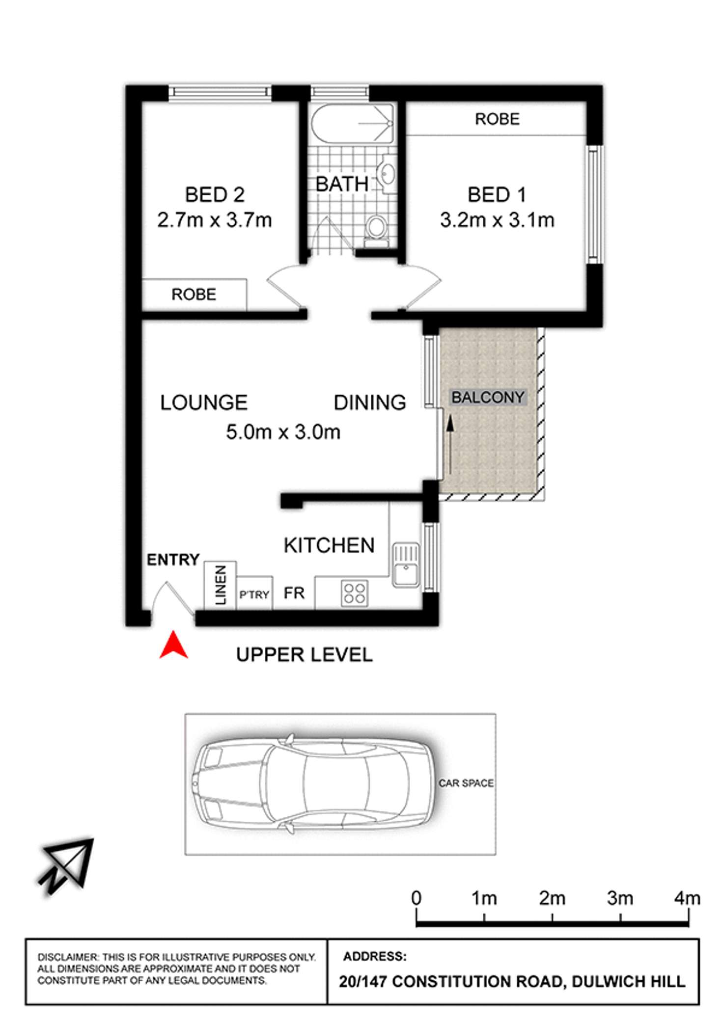 Floorplan of Homely unit listing, 20/147 Constitution Road, Dulwich Hill NSW 2203