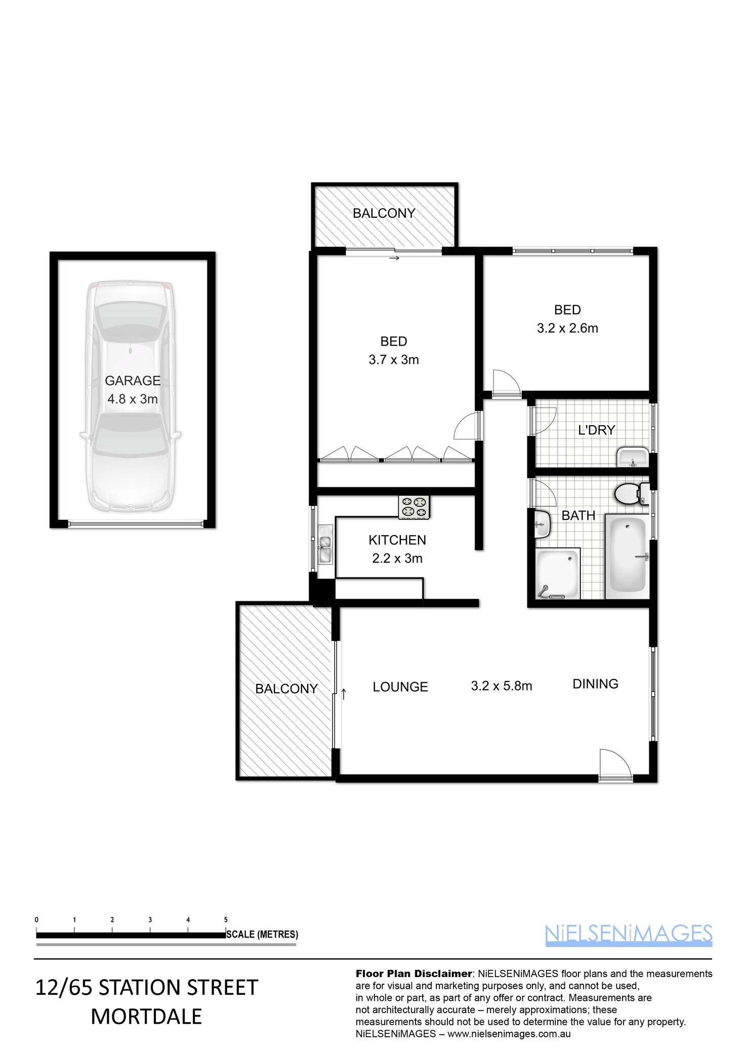Floorplan of Homely unit listing, 12/65-69 Station Street, Mortdale NSW 2223