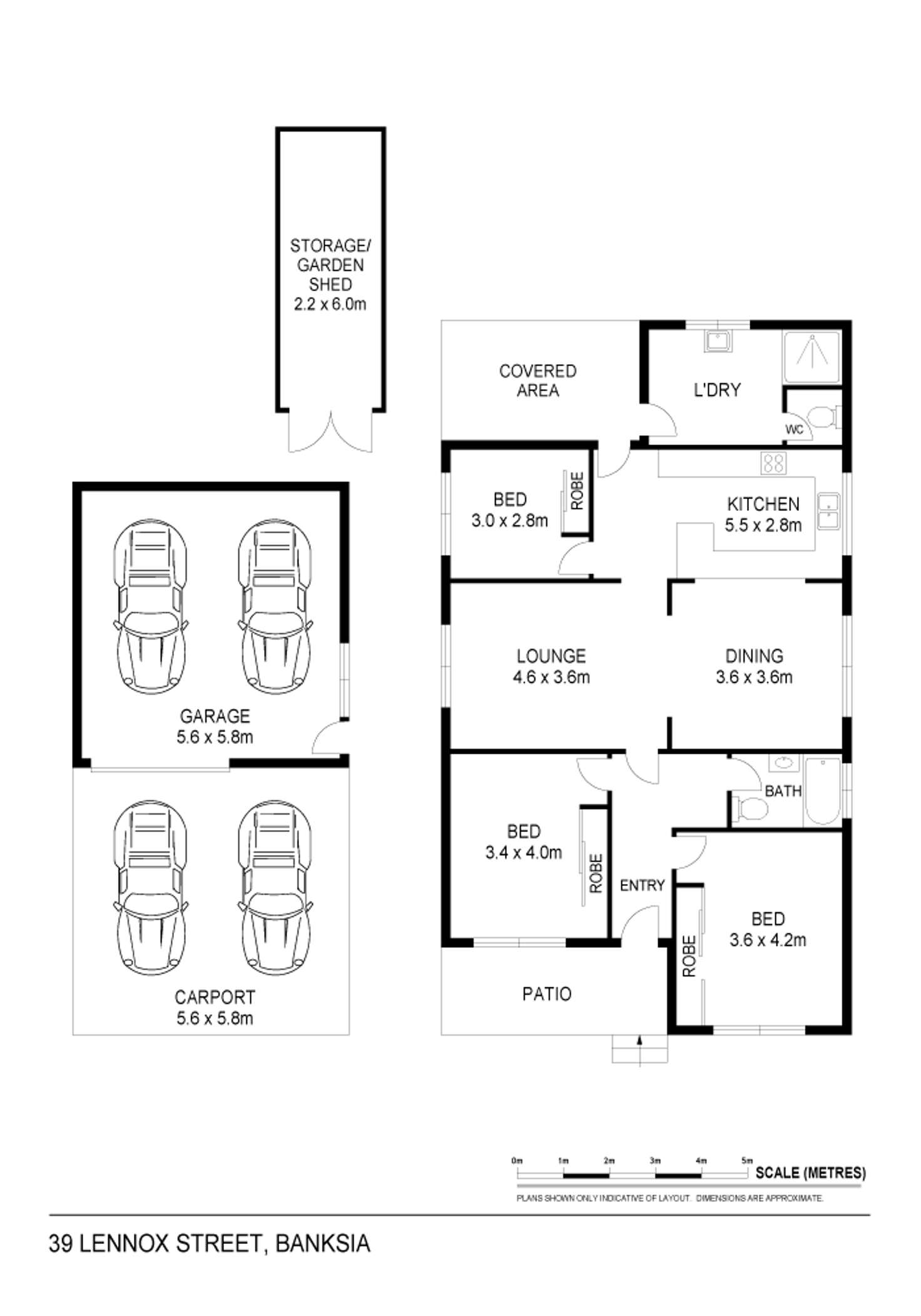 Floorplan of Homely house listing, 39 Lennox Street, Banksia NSW 2216