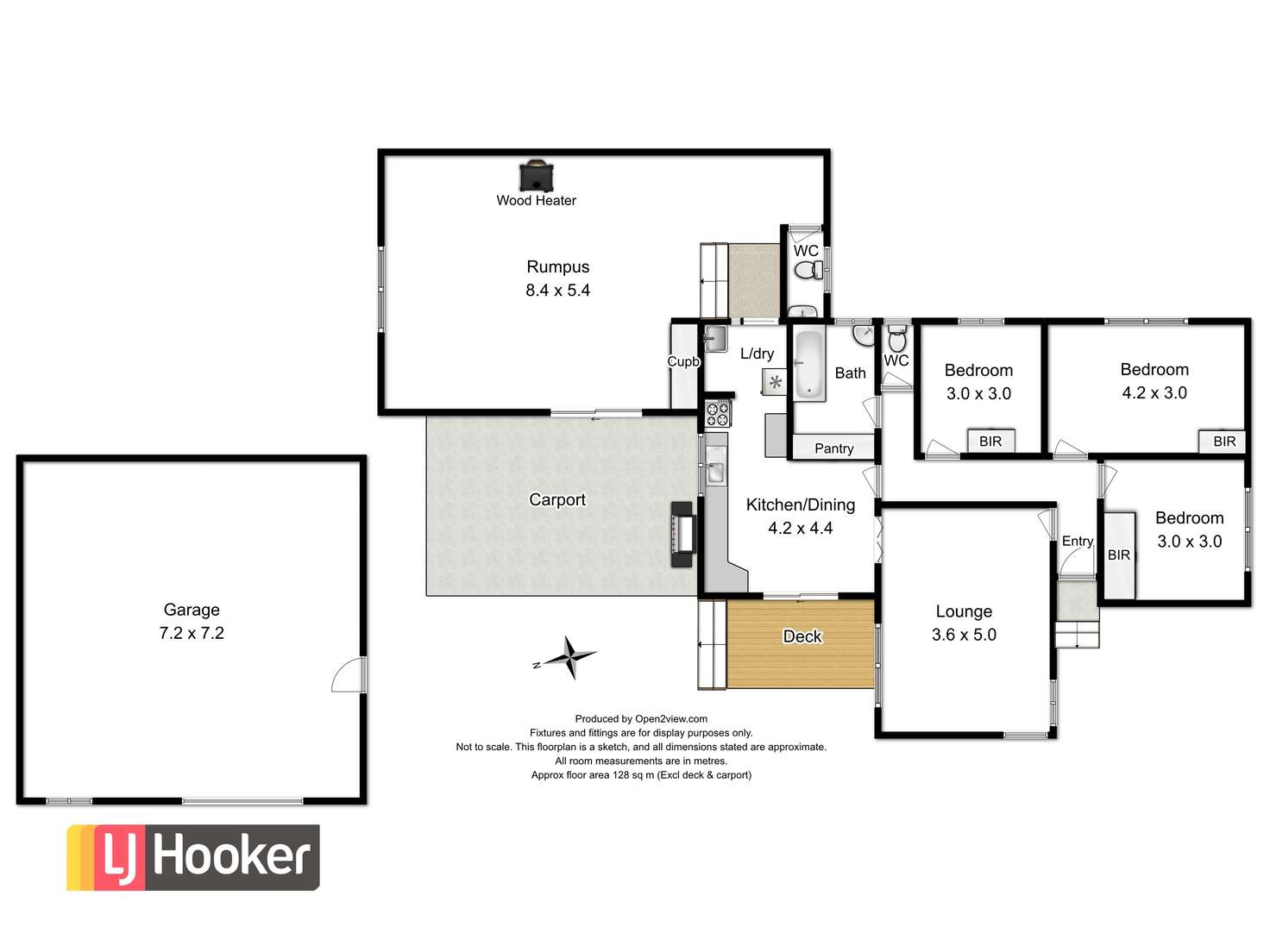 Floorplan of Homely house listing, 132 Pelissier Street, Somerset TAS 7322