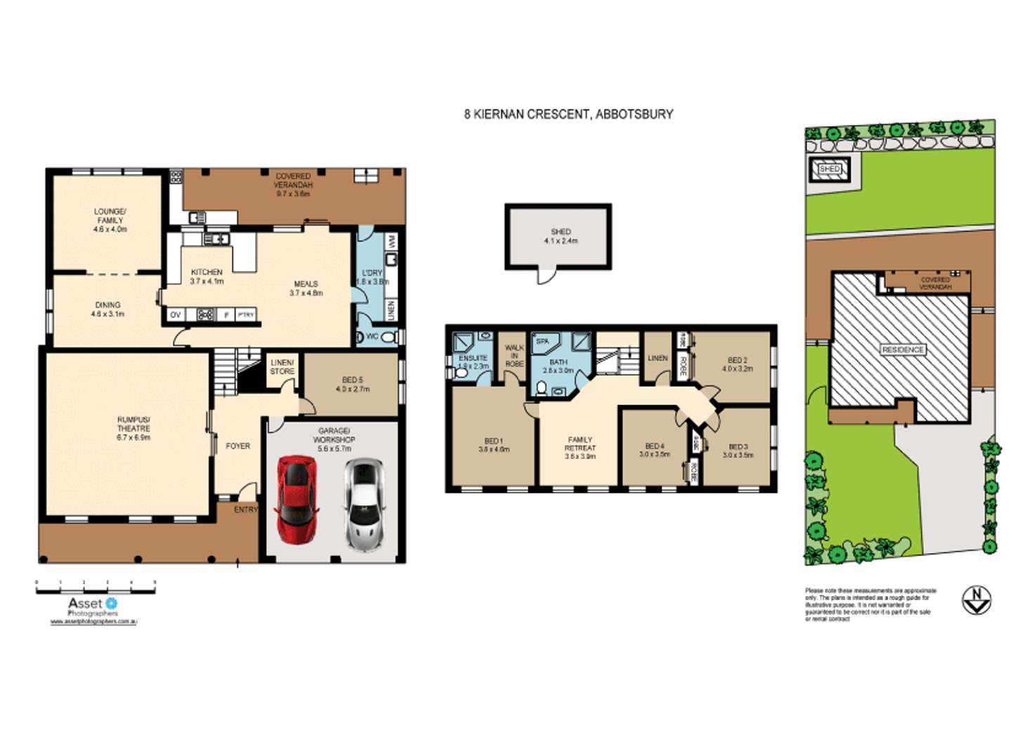 Floorplan of Homely house listing, 8 Kiernan Crescent, Abbotsbury NSW 2176