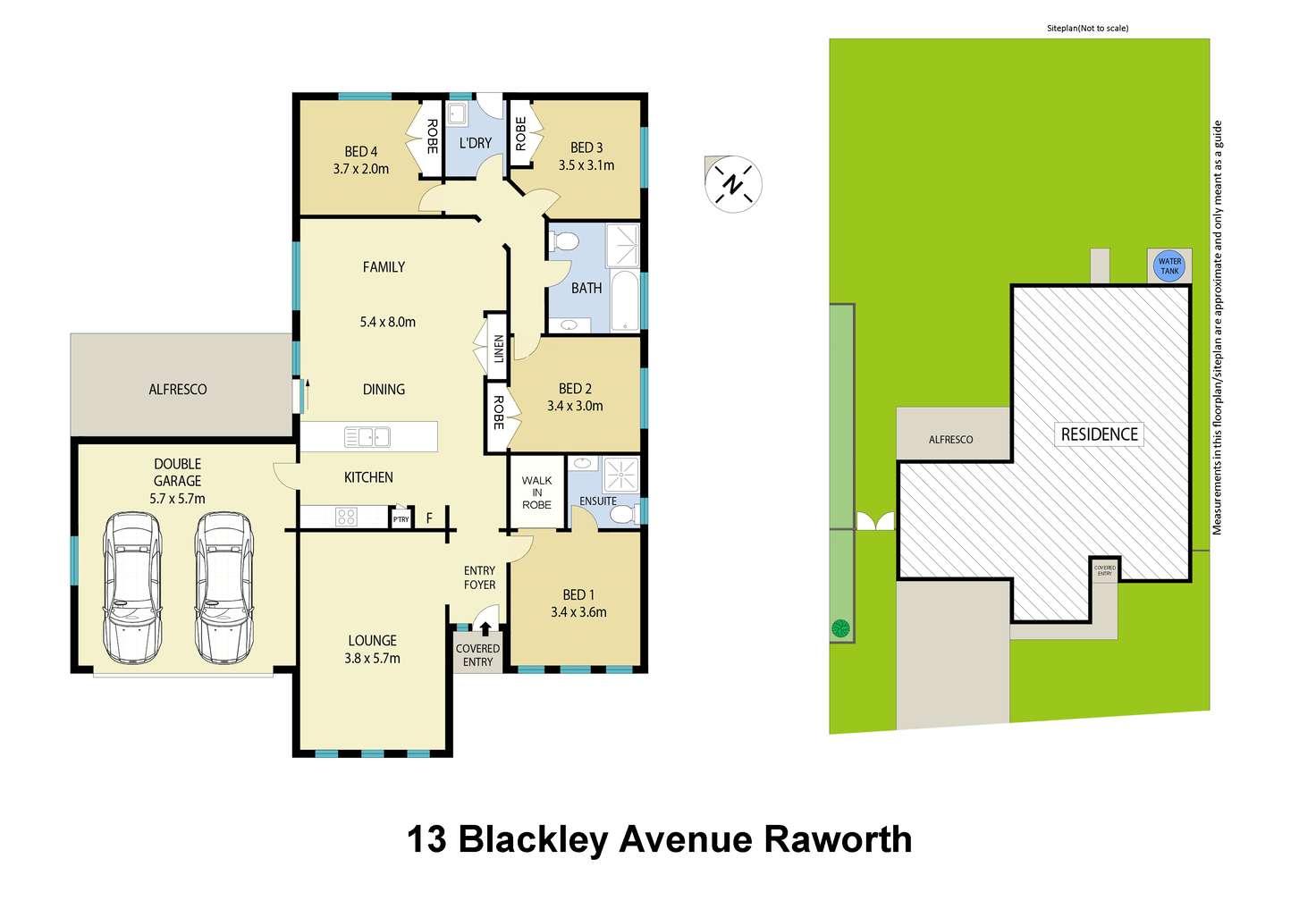 Floorplan of Homely house listing, 13 Blackley Avenue, Raworth NSW 2321