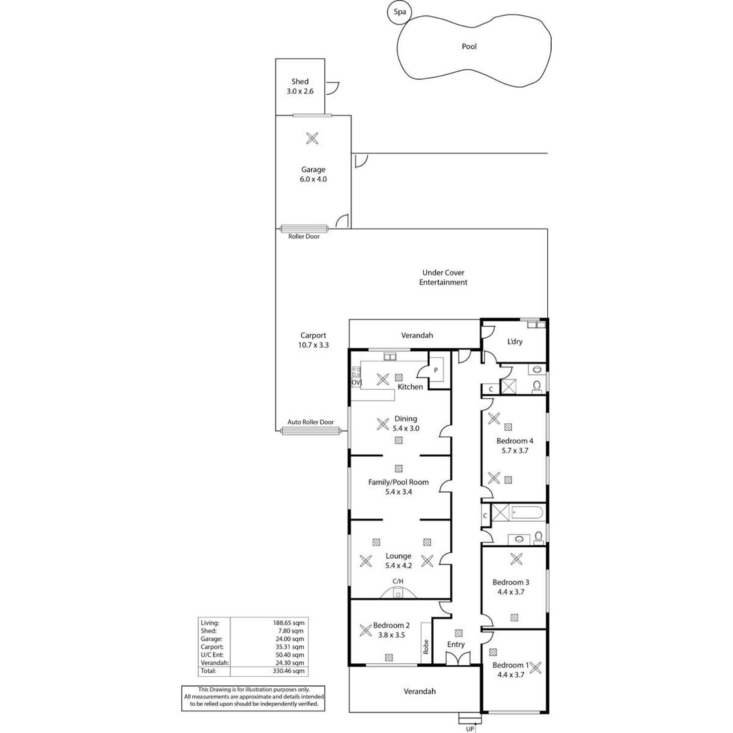 Floorplan of Homely house listing, 28 Cross Street, Lockleys SA 5032