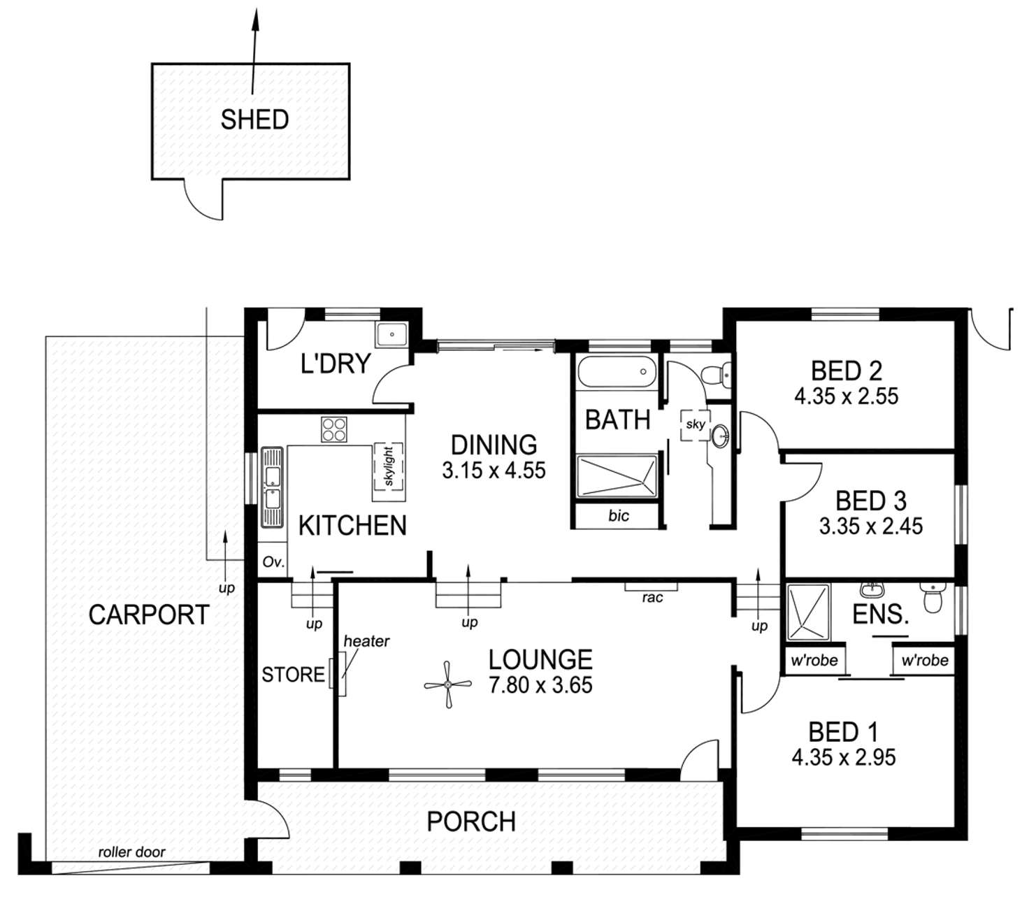 Floorplan of Homely house listing, 7 Tania Drive, Aberfoyle Park SA 5159