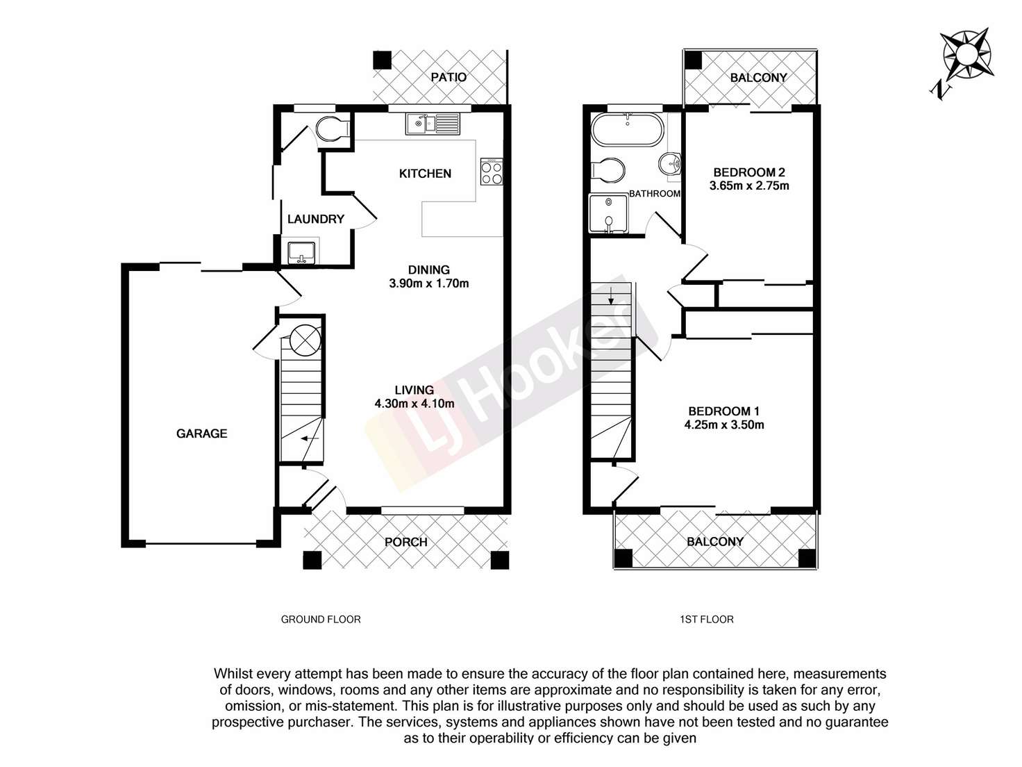 Floorplan of Homely townhouse listing, 3/367 Algester Road, Algester QLD 4115