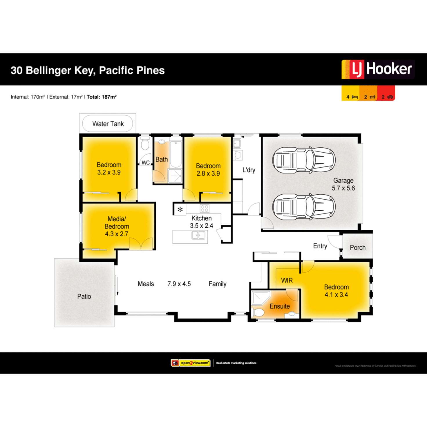 Floorplan of Homely house listing, 30 Bellinger Key, Pacific Pines QLD 4211