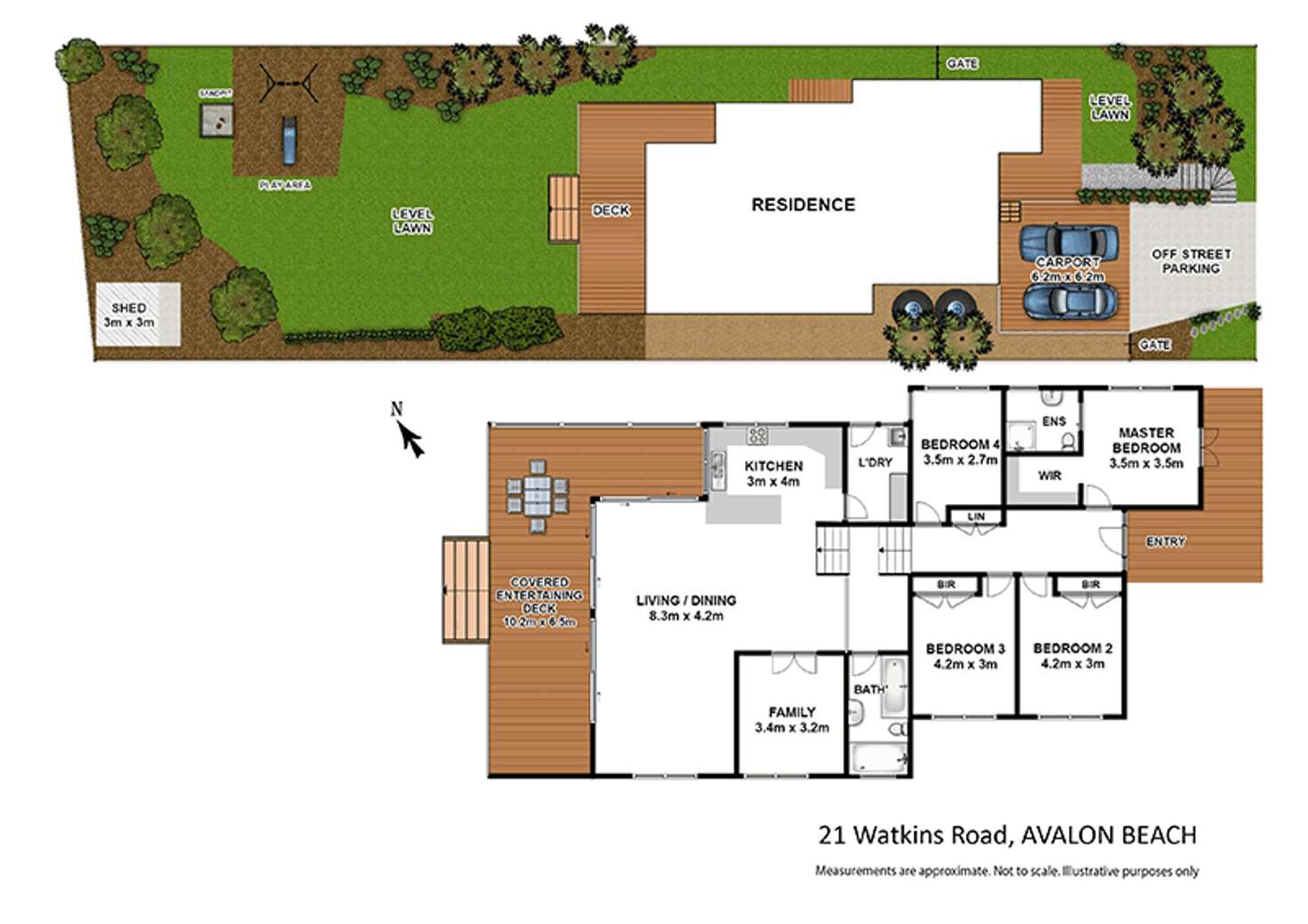 Floorplan of Homely house listing, 21 Watkins Road, Avalon Beach NSW 2107