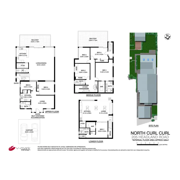 Floorplan of Homely house listing, 205 Headland Road, North Curl Curl NSW 2099