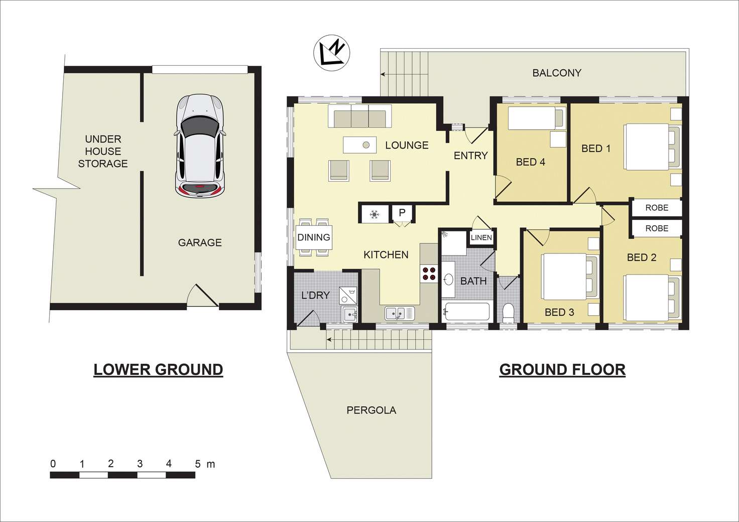 Floorplan of Homely house listing, 1 Tisher Place, Ambarvale NSW 2560