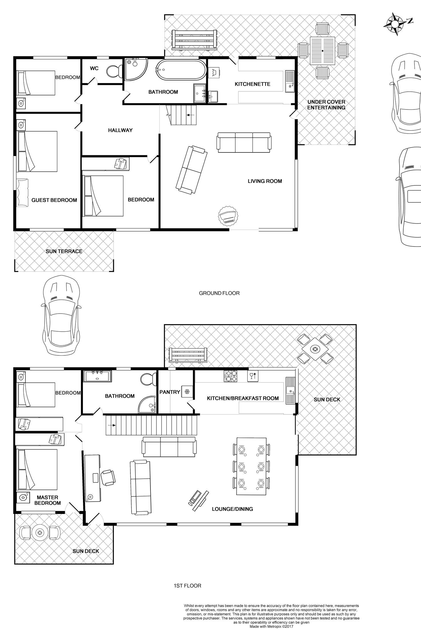 Floorplan of Homely house listing, 28 Esplanade, Port Vincent SA 5581