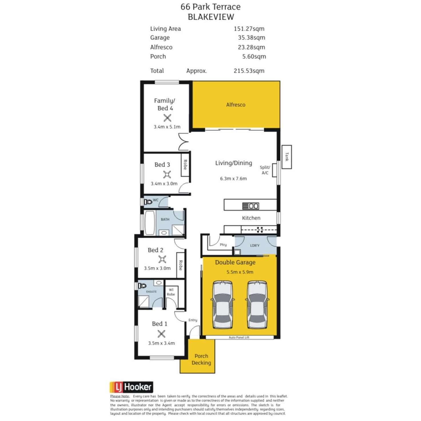 Floorplan of Homely house listing, 66 Park Terrace, Blakeview SA 5114