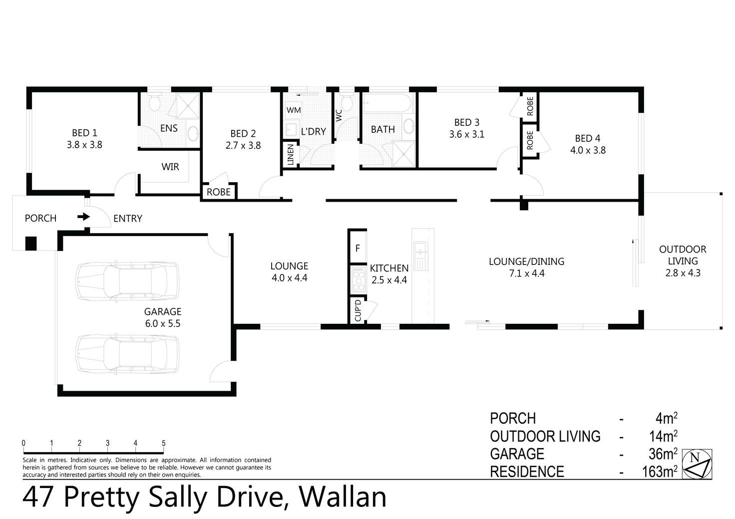 Floorplan of Homely house listing, 47 Pretty Sally Drive, Wallan VIC 3756