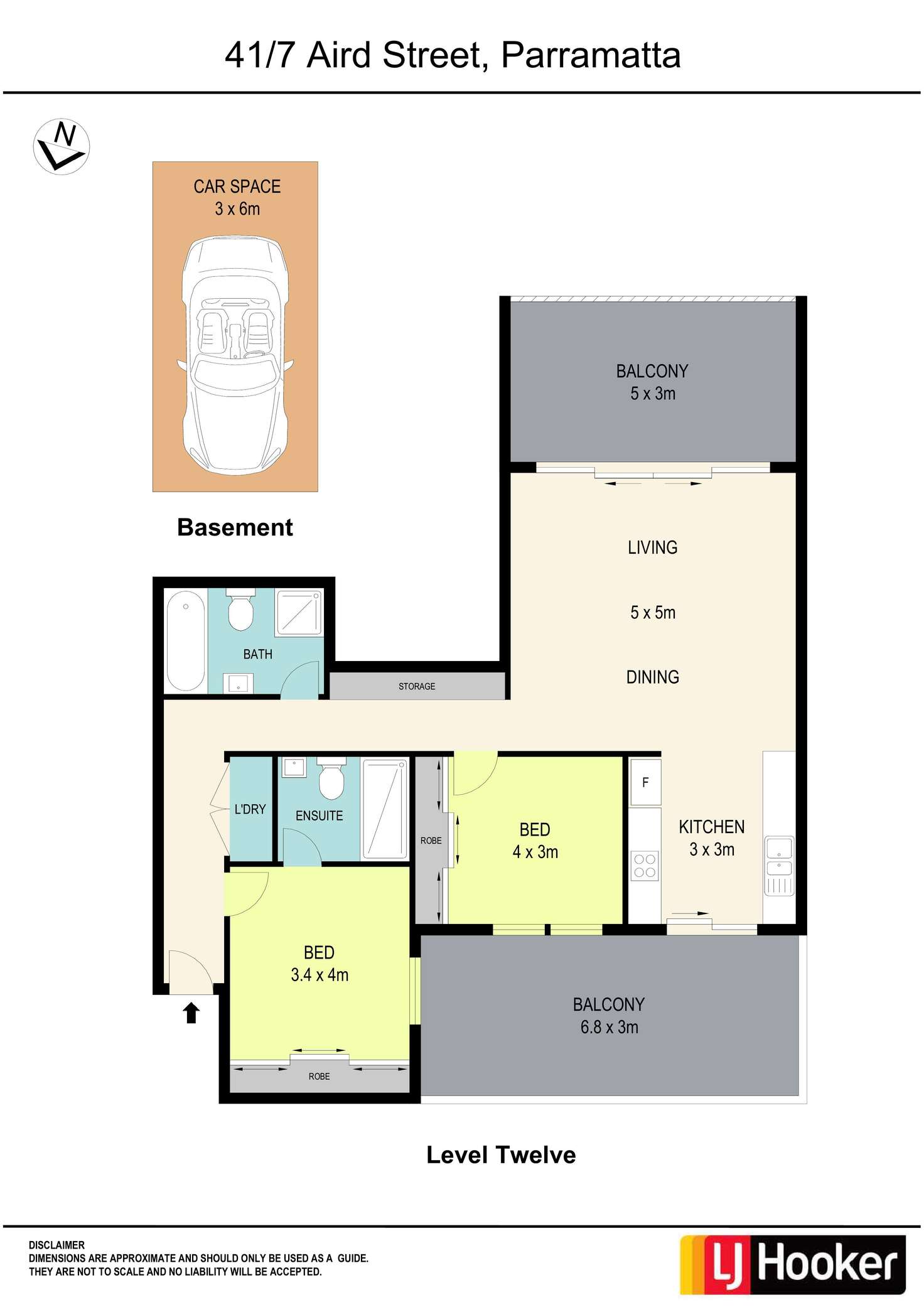 Floorplan of Homely apartment listing, 41/7 Aird Street, Parramatta NSW 2150