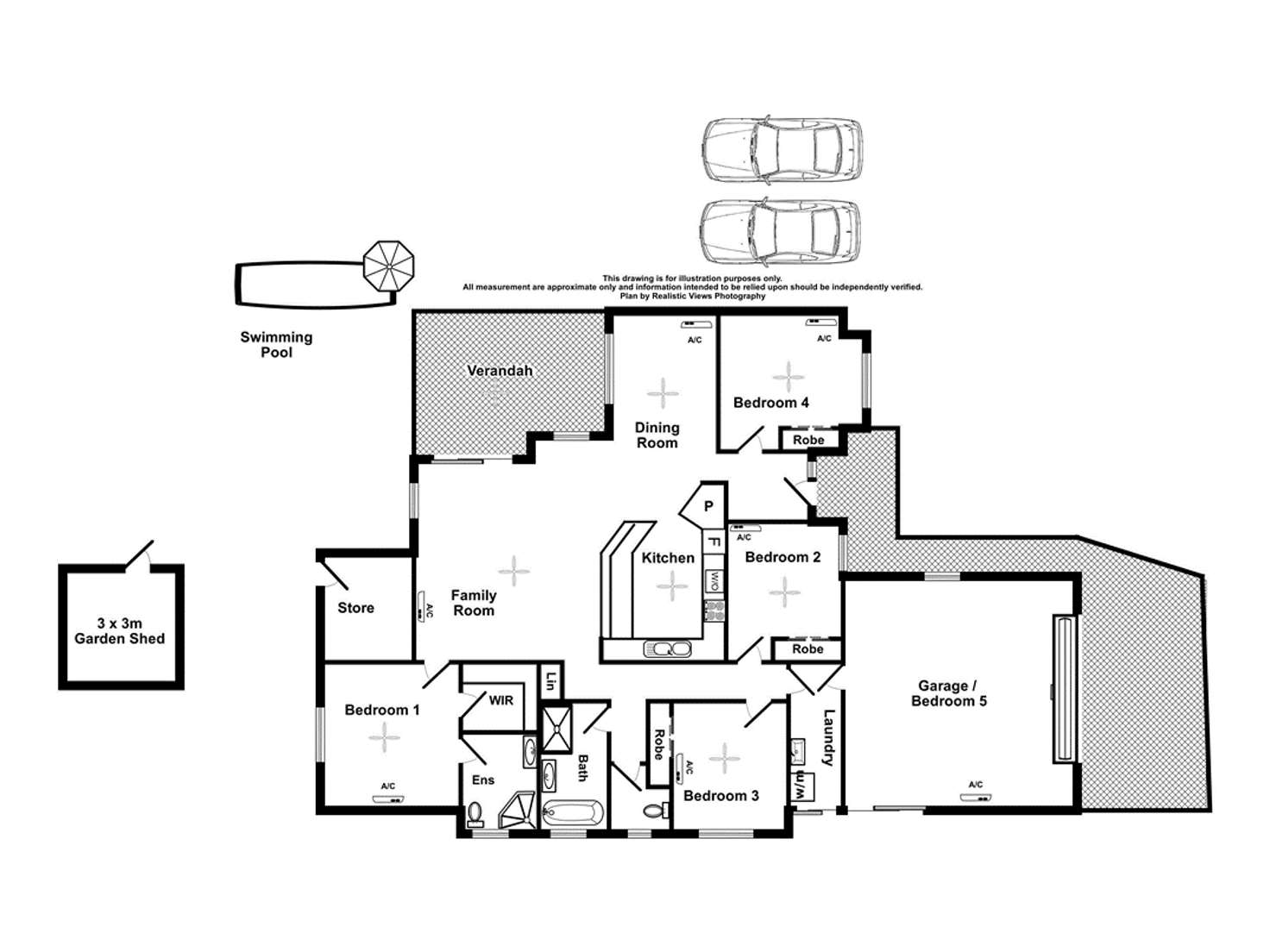 Floorplan of Homely house listing, 5 Allcorn Street, Farrar NT 830