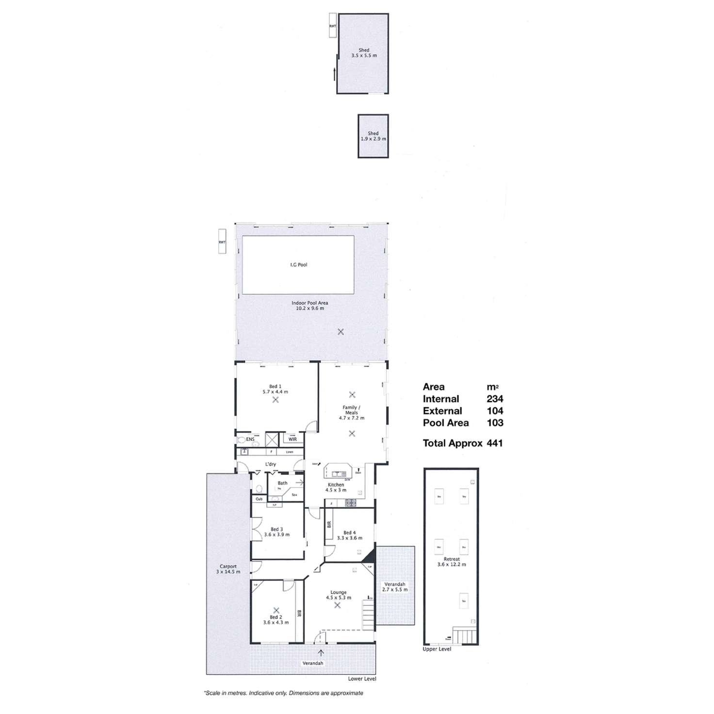 Floorplan of Homely house listing, 36 Llandower Avenue, Evandale SA 5069