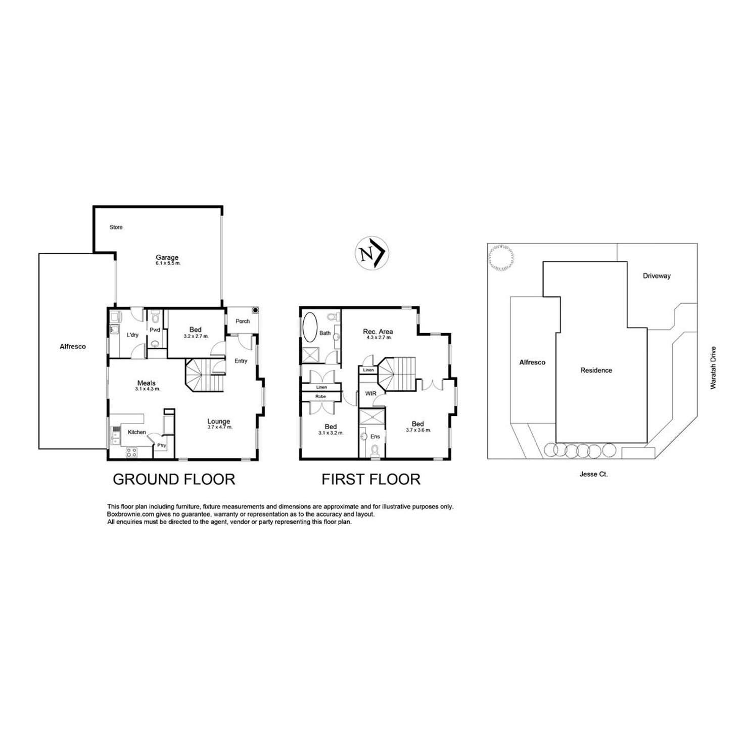 Floorplan of Homely house listing, 88 Waratah Drive, Altona Meadows VIC 3028