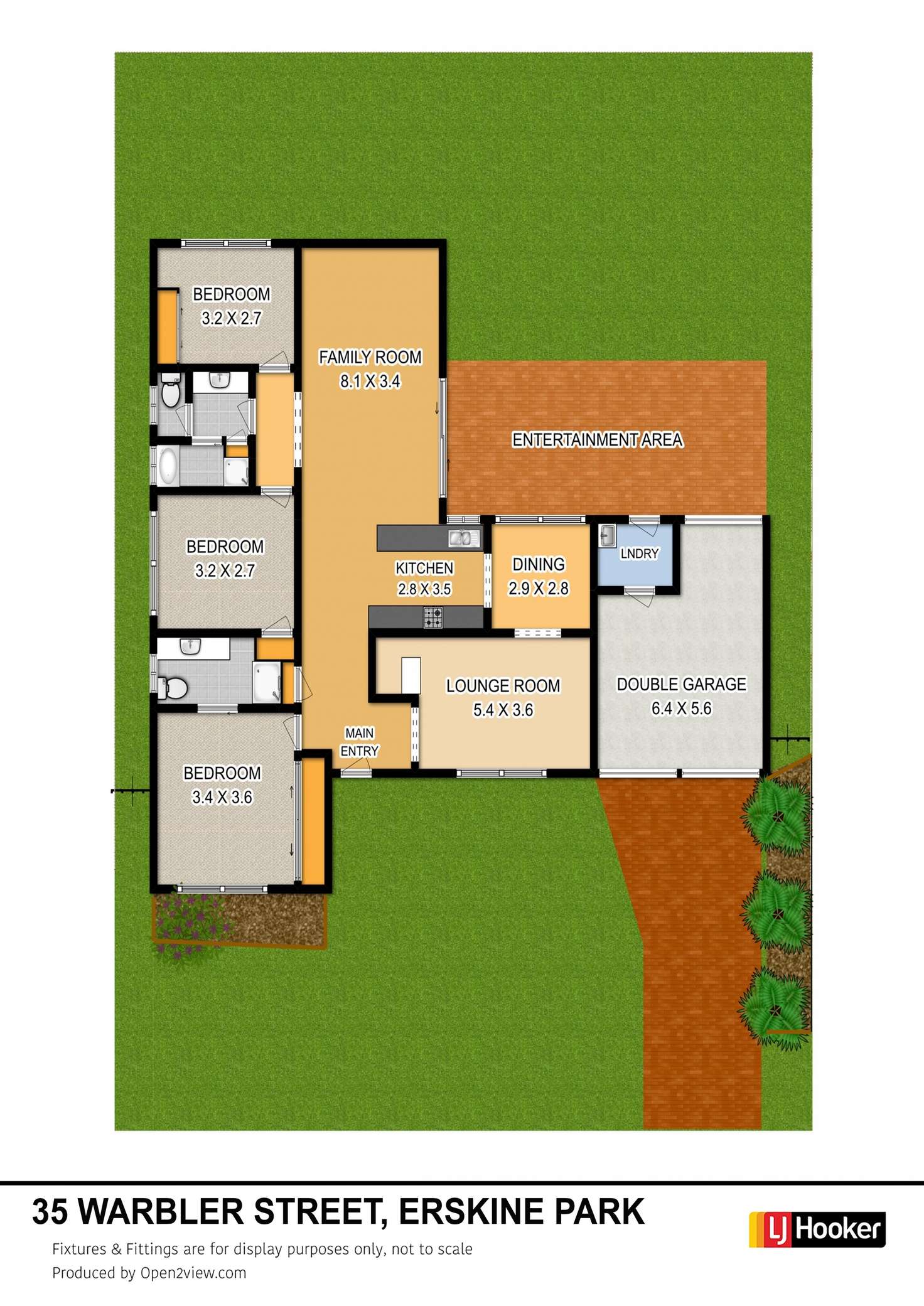 Floorplan of Homely house listing, 35 Warbler Street, Erskine Park NSW 2759