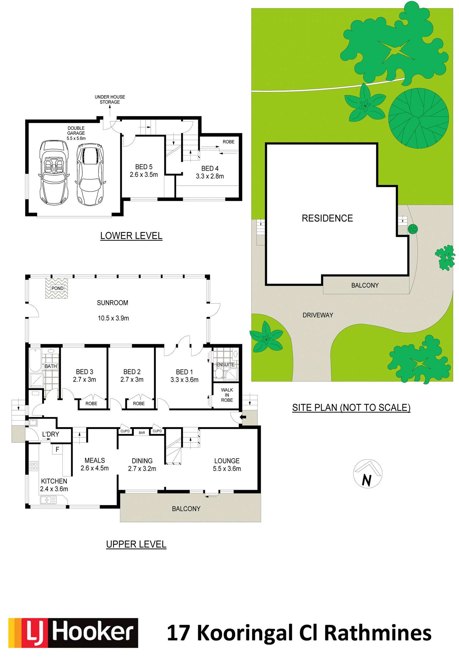 Floorplan of Homely house listing, 17 Kooringal Close, Rathmines NSW 2283