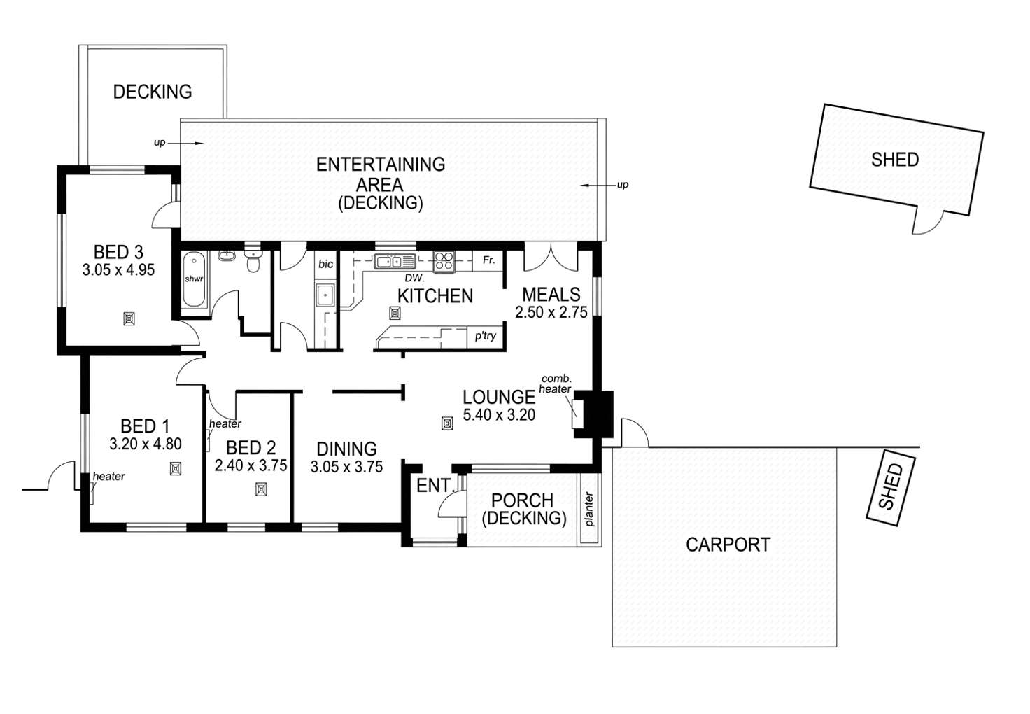 Floorplan of Homely house listing, 15 Gawler Street, Seaview Downs SA 5049