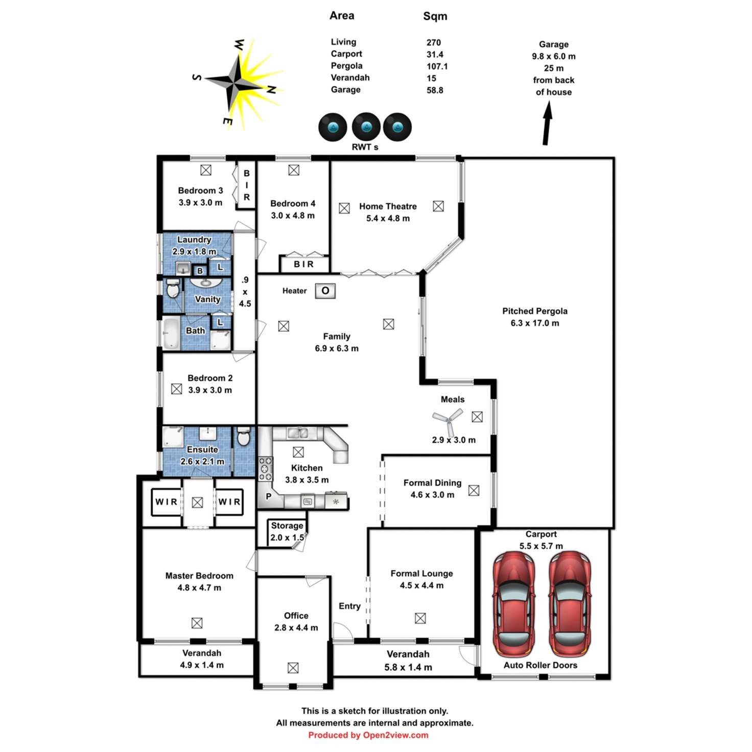 Floorplan of Homely house listing, 14 The Terrace, Gawler South SA 5118