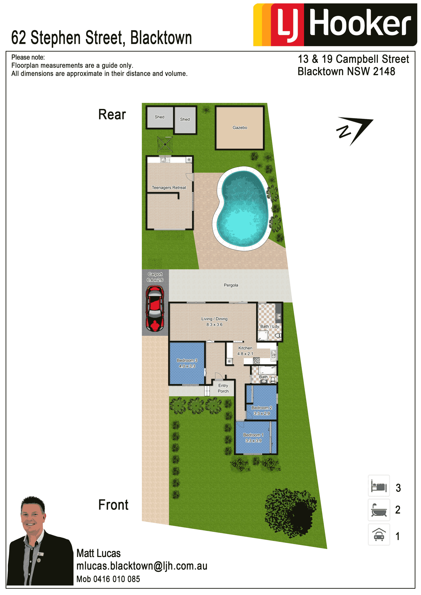 Floorplan of Homely house listing, 62 Stephen Street, Blacktown NSW 2148