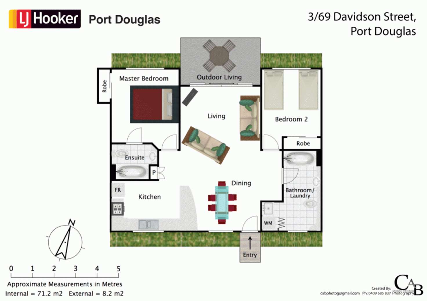 Floorplan of Homely unit listing, 3 Nautilus Apartments/71 Davidson Street, Port Douglas QLD 4877