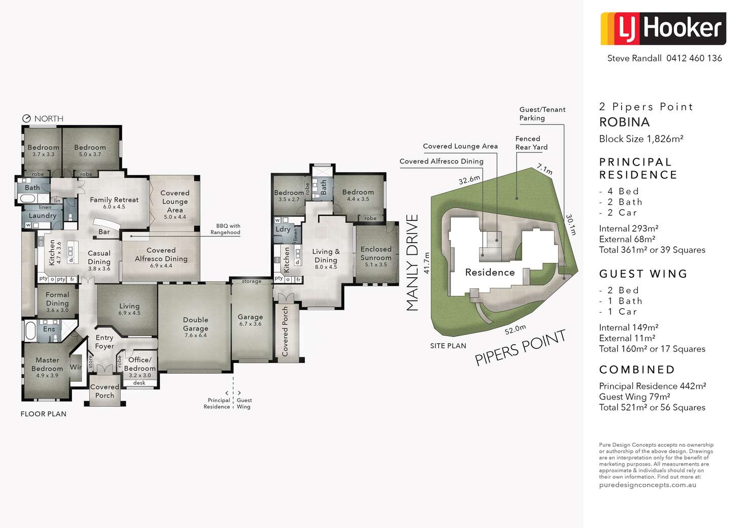 Floorplan of Homely house listing, 2 Pipers Point, Robina QLD 4226