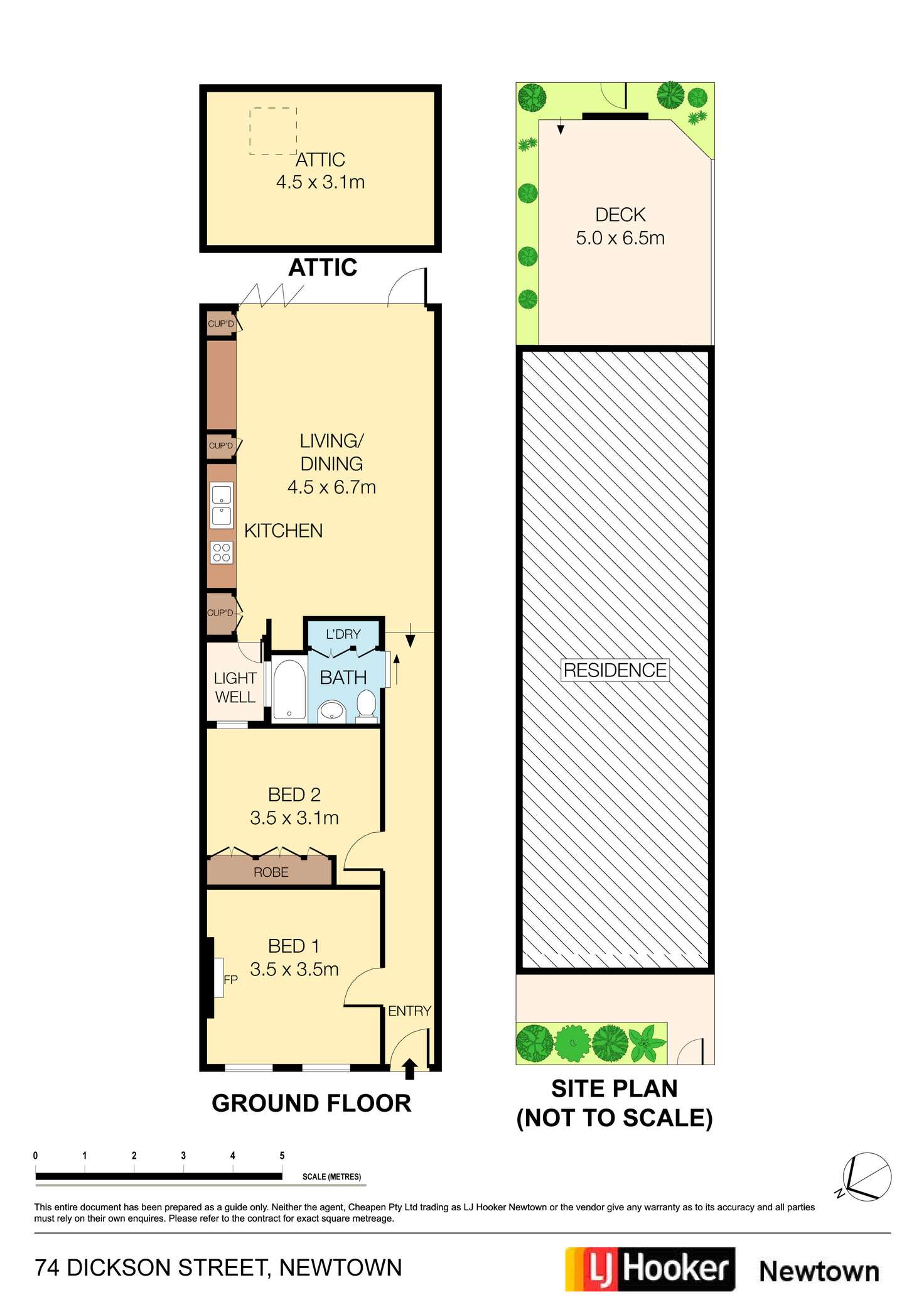 Floorplan of Homely house listing, 74 Dickson Street, Newtown NSW 2042