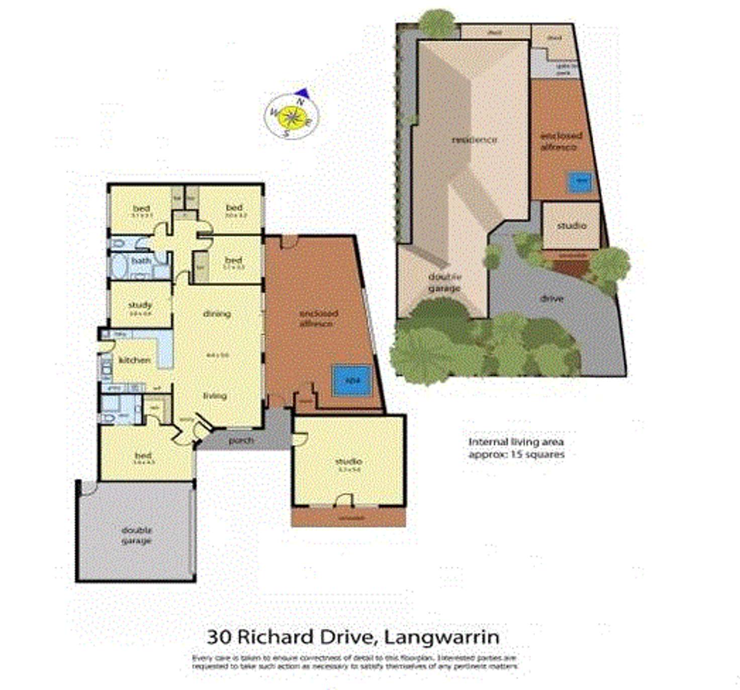 Floorplan of Homely house listing, 30 Richard Drive, Langwarrin VIC 3910