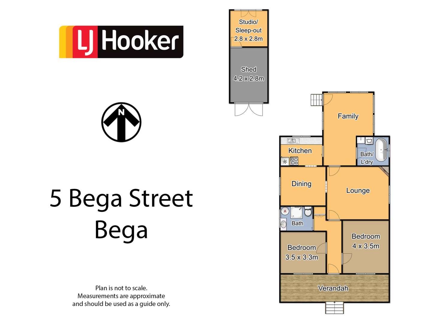 Floorplan of Homely house listing, 5 Bega Street, Bega NSW 2550