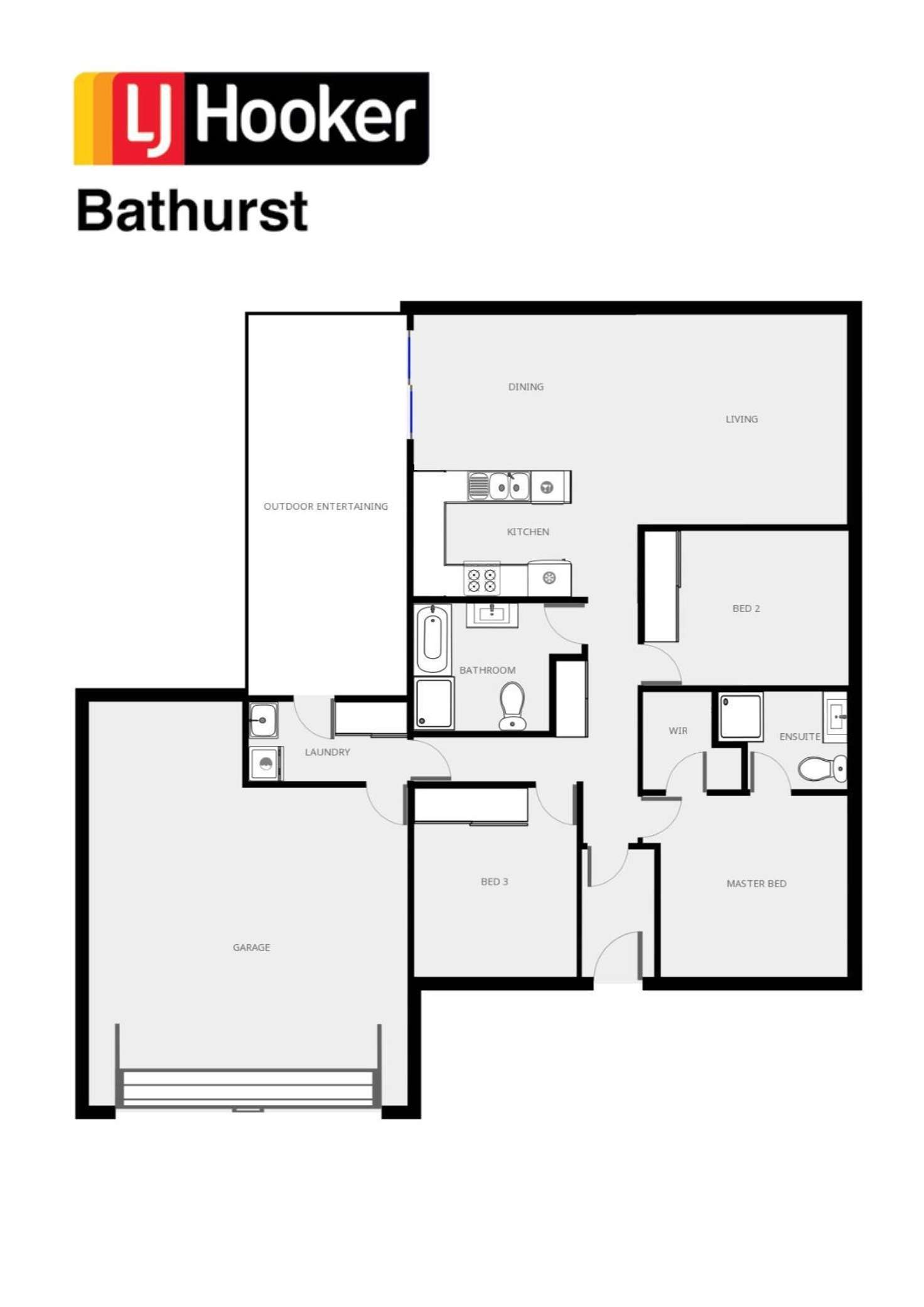 Floorplan of Homely house listing, 3 Parer Road, Abercrombie NSW 2795