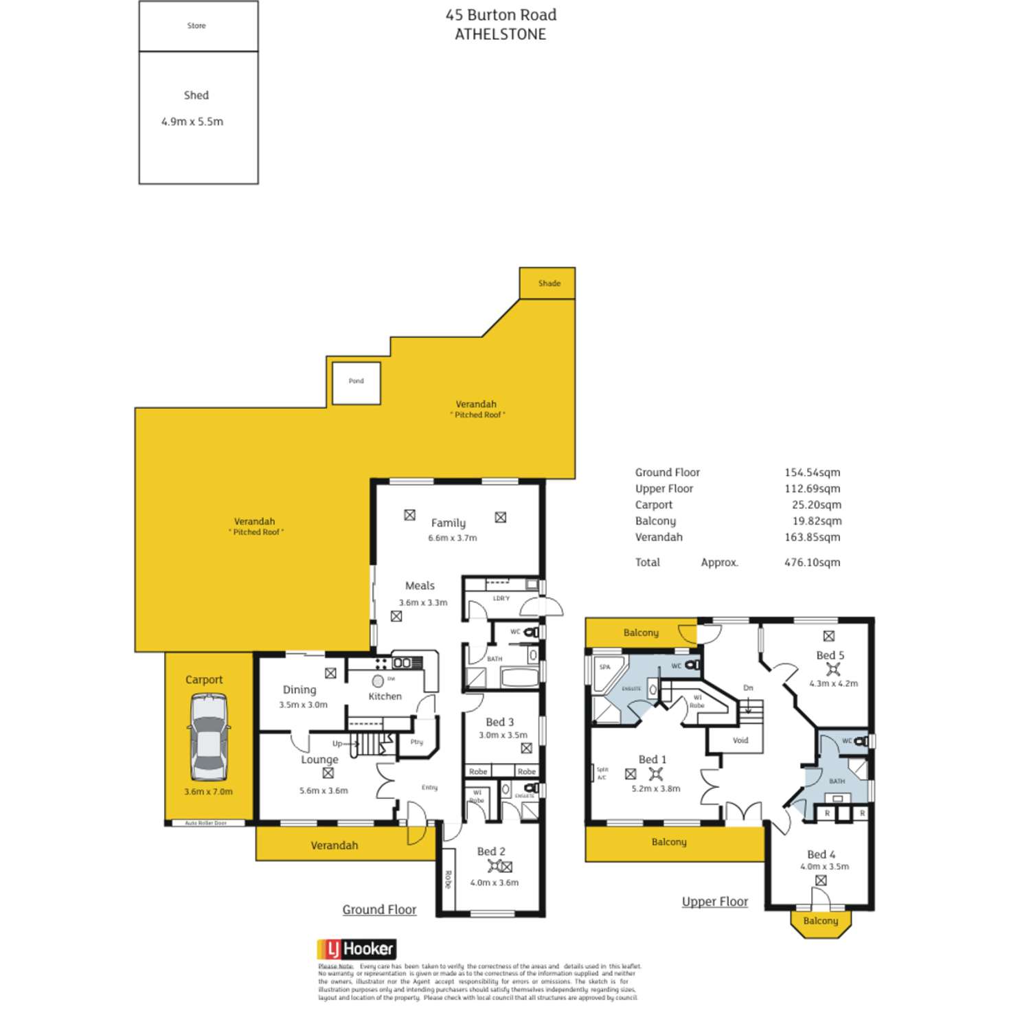 Floorplan of Homely house listing, 45 Burton Road, Athelstone SA 5076