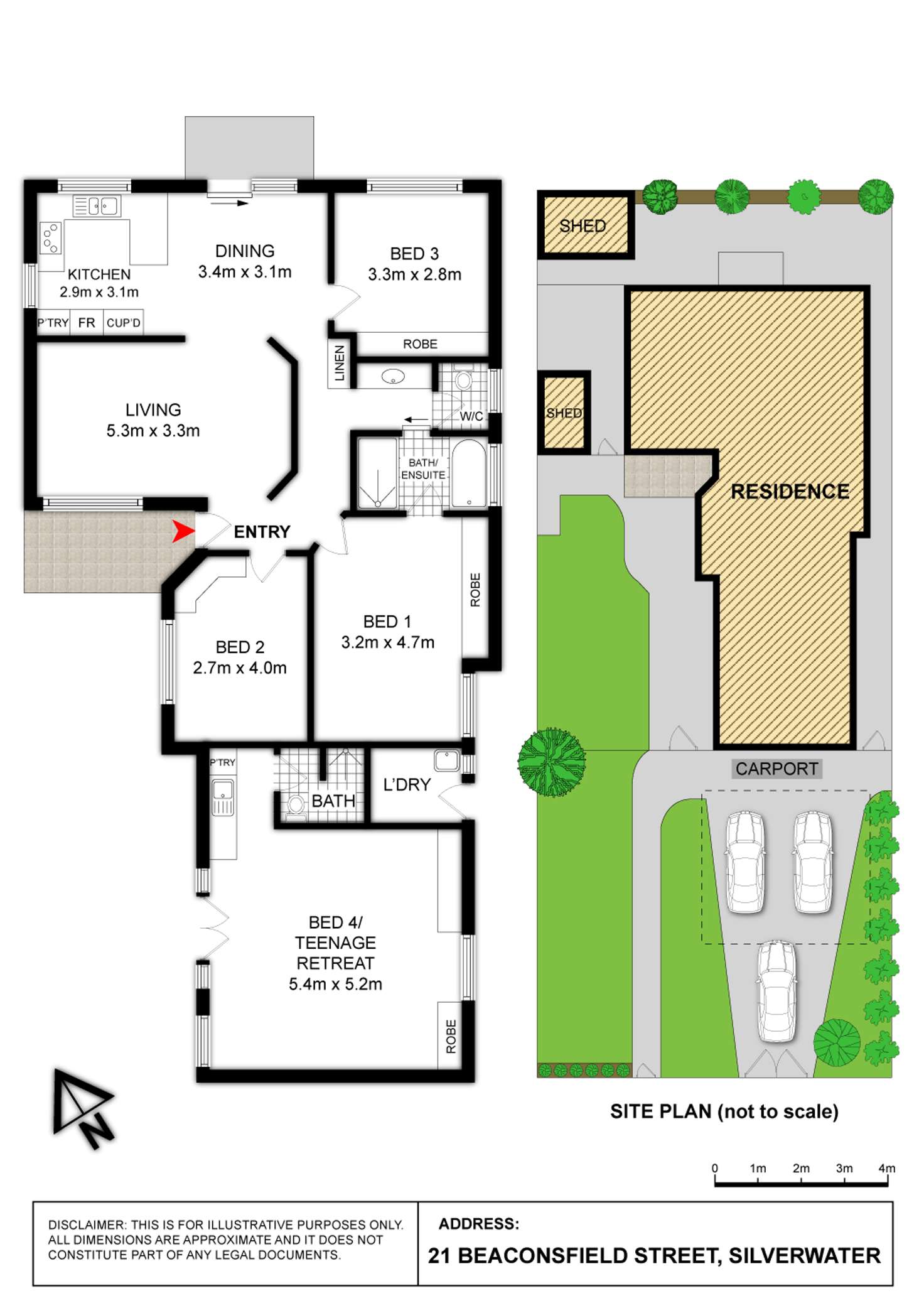 Floorplan of Homely house listing, 21 Beaconsfield Street, Silverwater NSW 2128