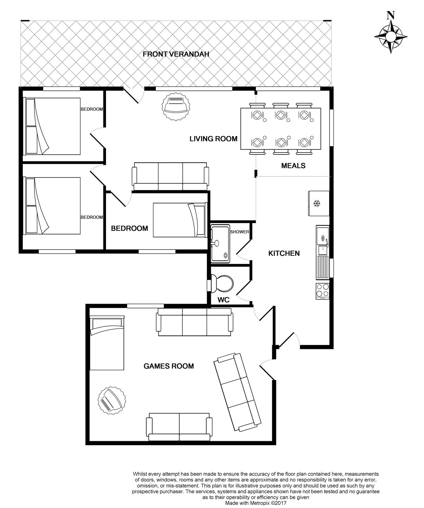 Floorplan of Homely house listing, 124 Black Point Drive, Black Point SA 5571