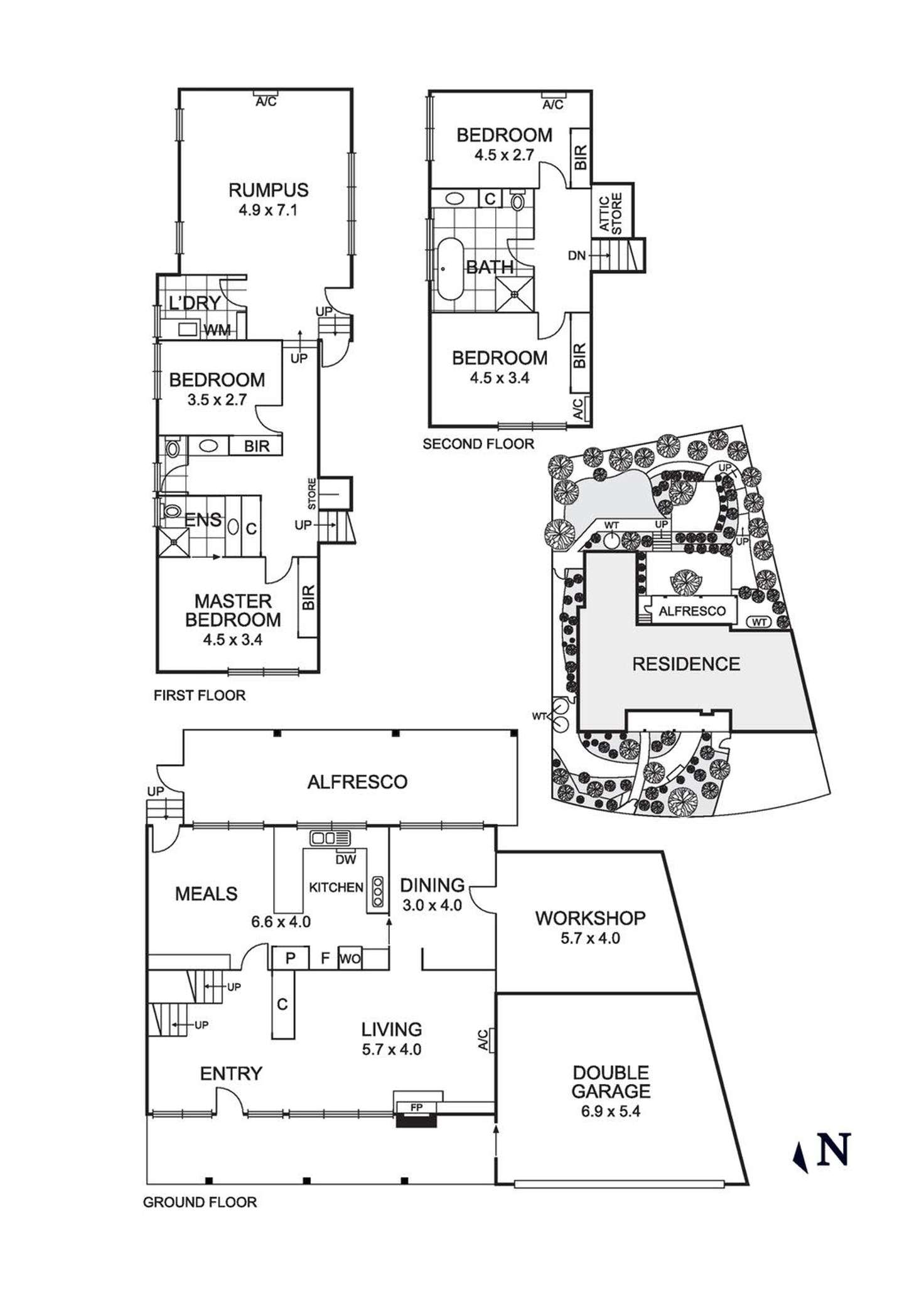 Floorplan of Homely house listing, 61 Nurlendi Road, Vermont VIC 3133