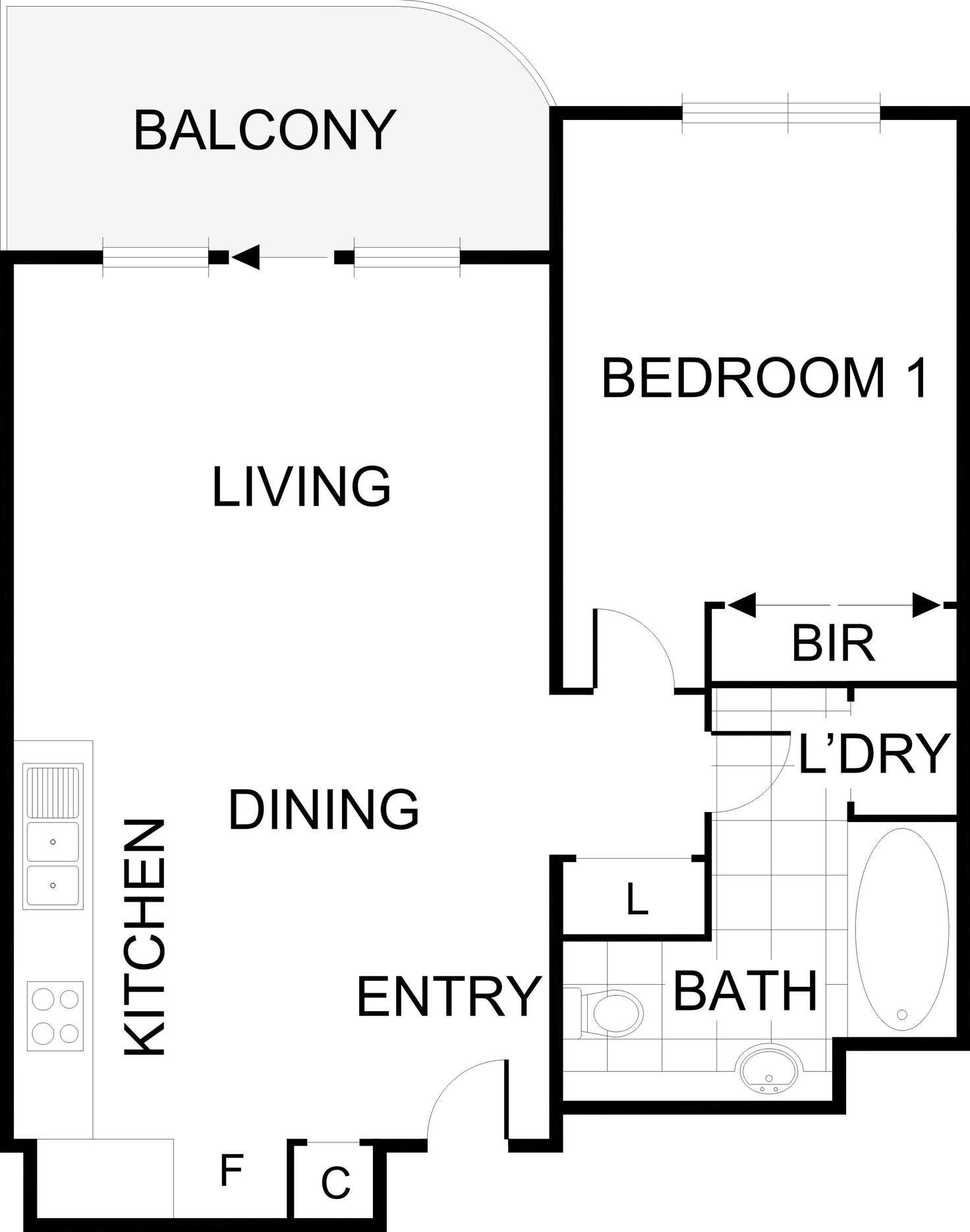 Floorplan of Homely apartment listing, 58/3 Seisman Place, Port Melbourne VIC 3207